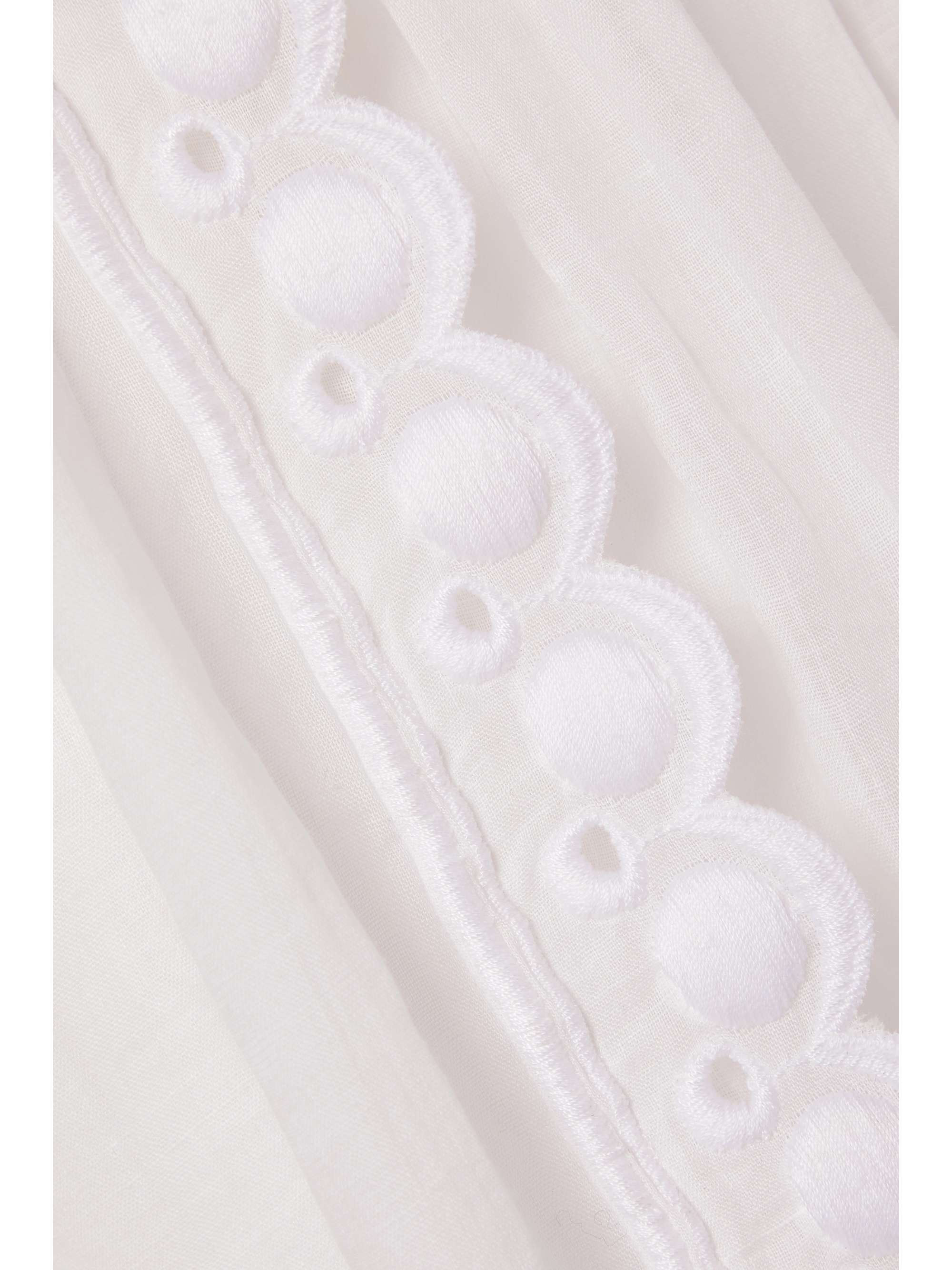 ISABEL MARANT Blouse en ramie à finitions en broderie anglaise et à festons Olinet
