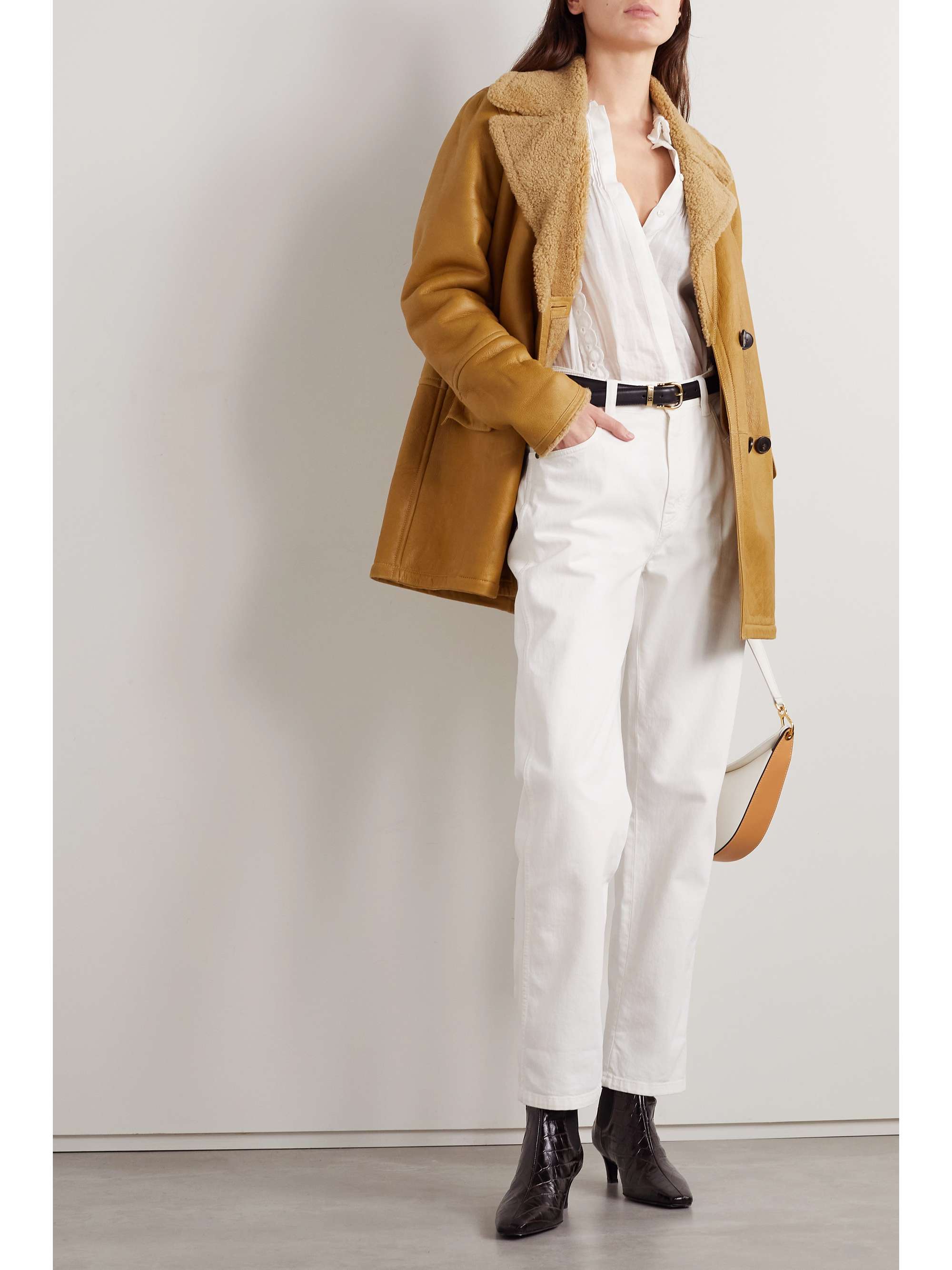 ISABEL MARANT Blouse en ramie à finitions en broderie anglaise et à festons Olinet