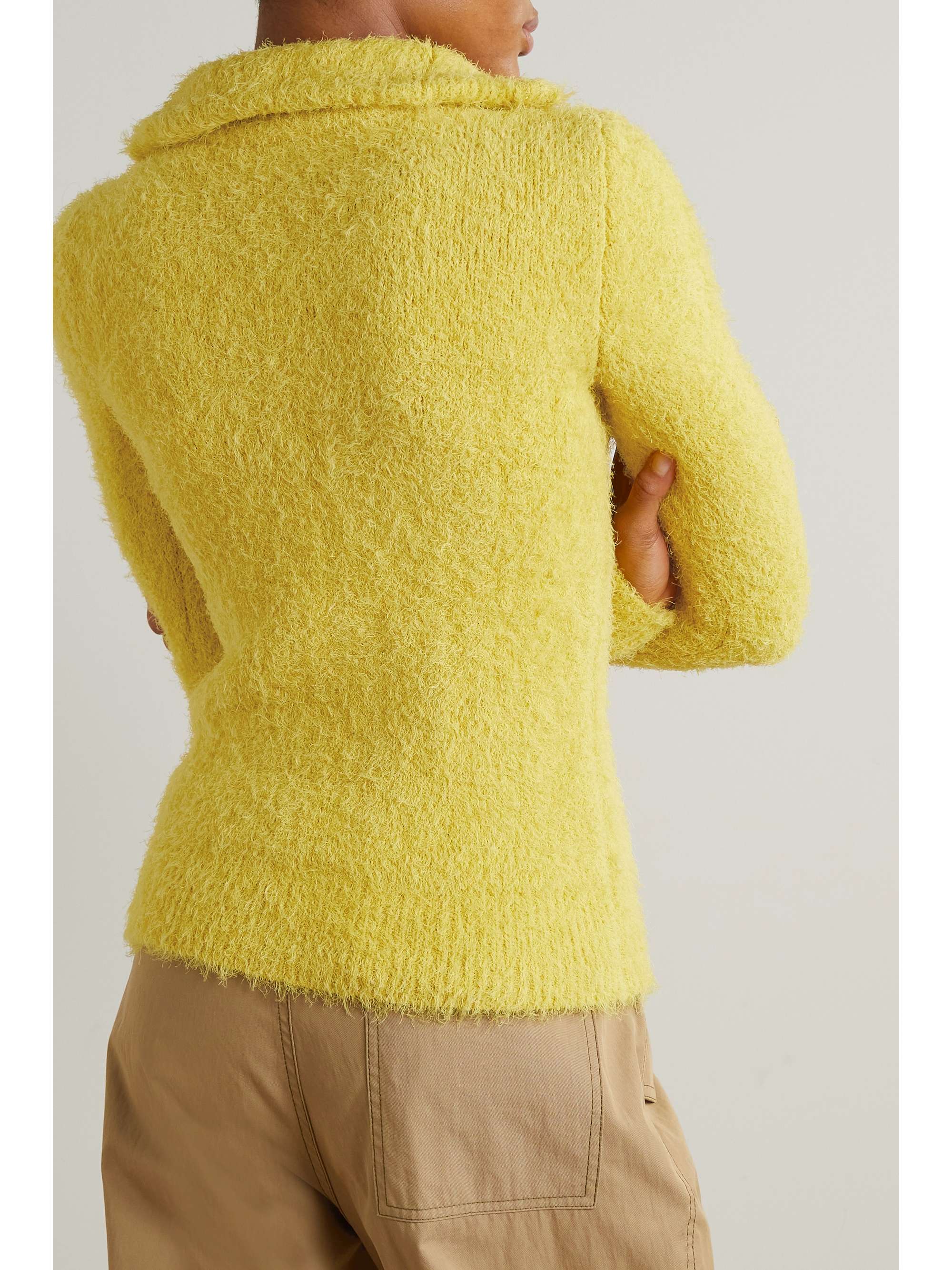 ISABEL MARANT Pamina brushed cotton-blend cardigan