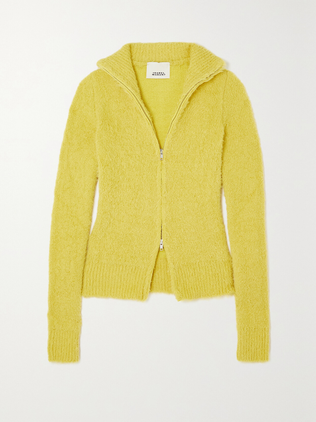 Isabel Marant - Pamina Brushed Cotton-blend Cardigan - Yellow