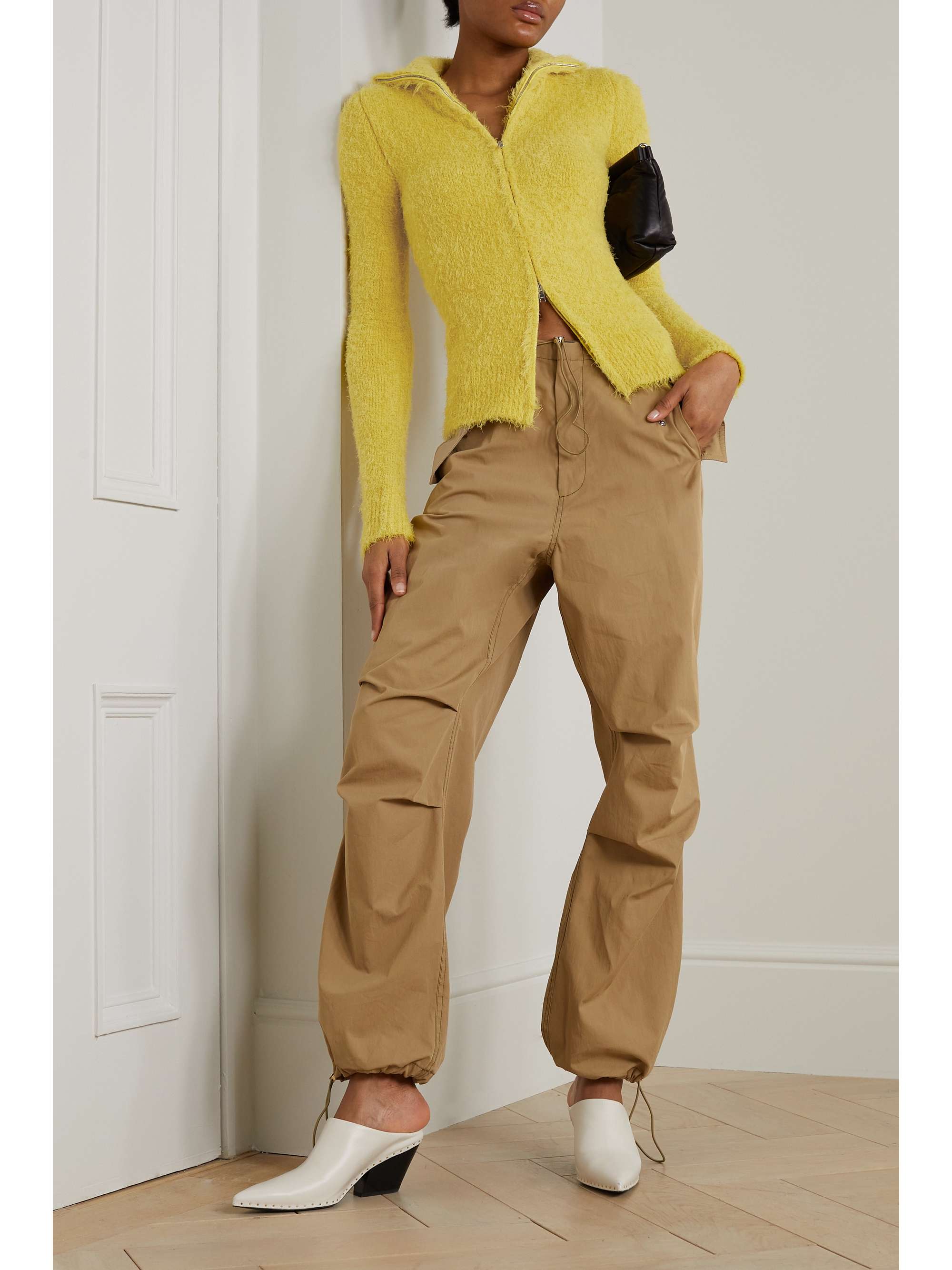 ISABEL MARANT Pamina brushed cotton-blend cardigan