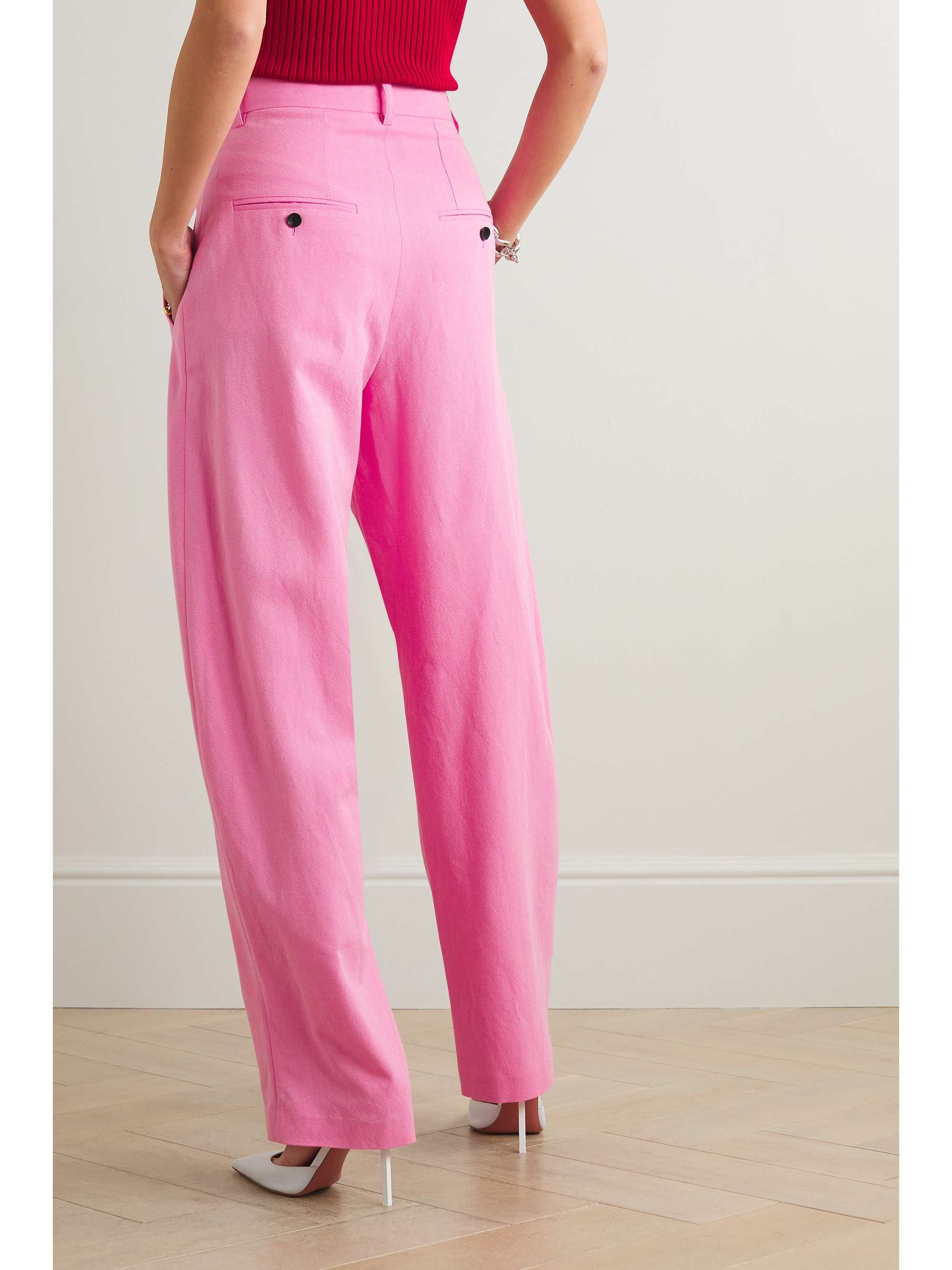 ISABEL MARANT Pantalon large en crêpe Sopiavea