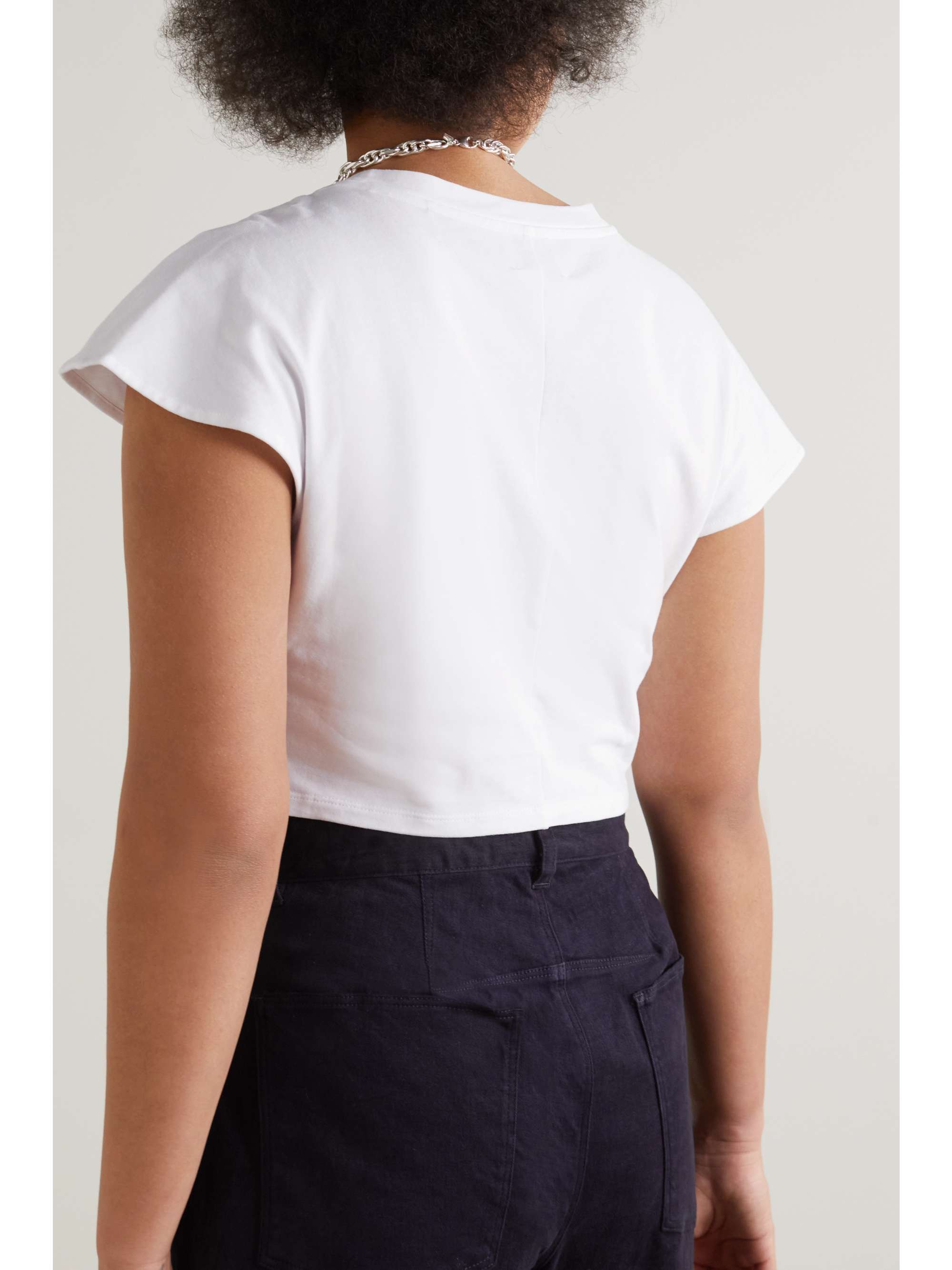 Enlighten Rullesten Anvendt ISABEL MARANT Zineae cropped twist-front cotton-jersey T-shirt | NET-A-PORTER Enlighten Rullesten Anvendt ISABEL MARANT Zineae cropped twist-front cotton-jersey T-shirt | NET-A-PORTER