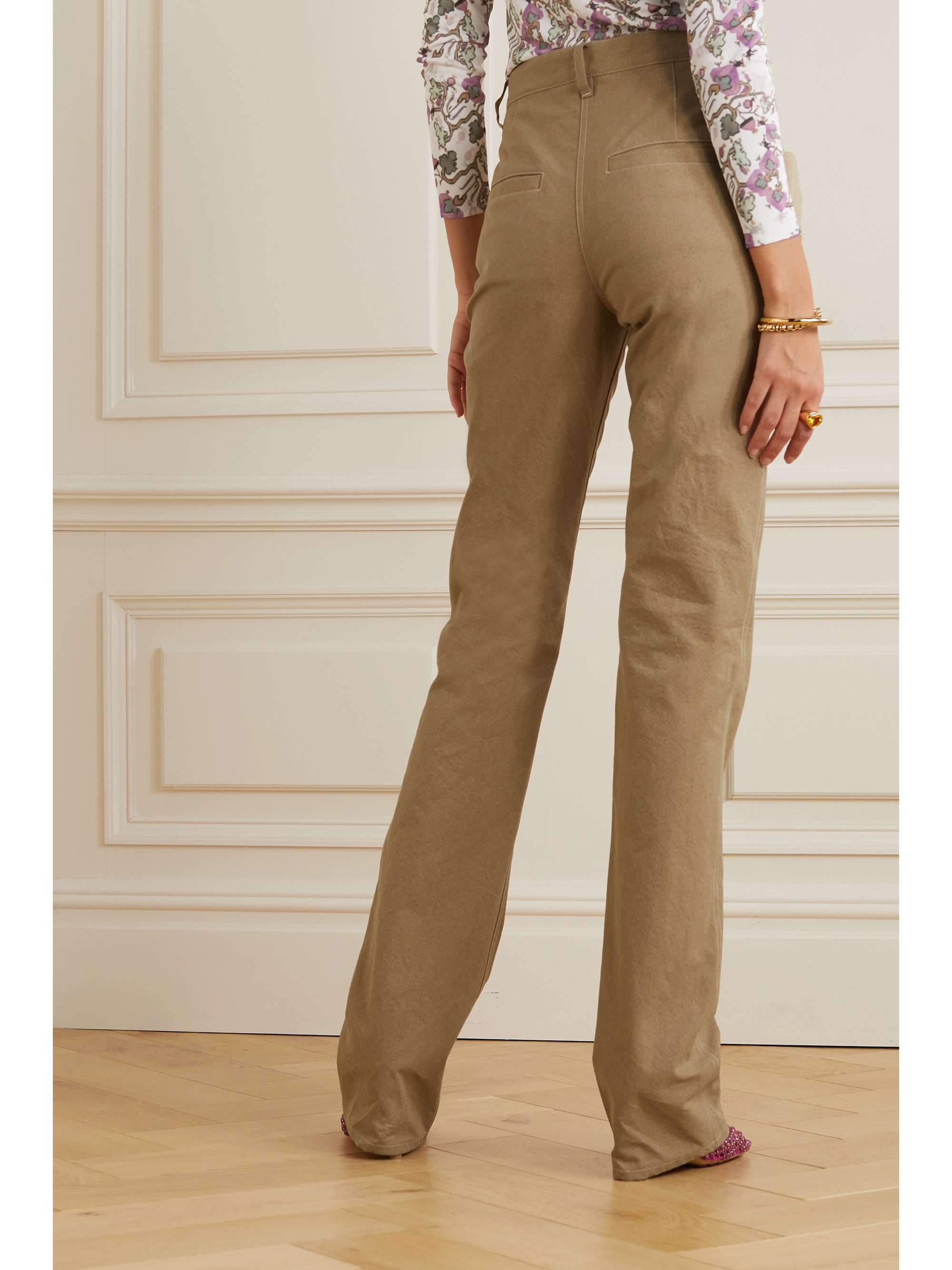 ISABEL MARANT Vokayae cotton straight-leg pants