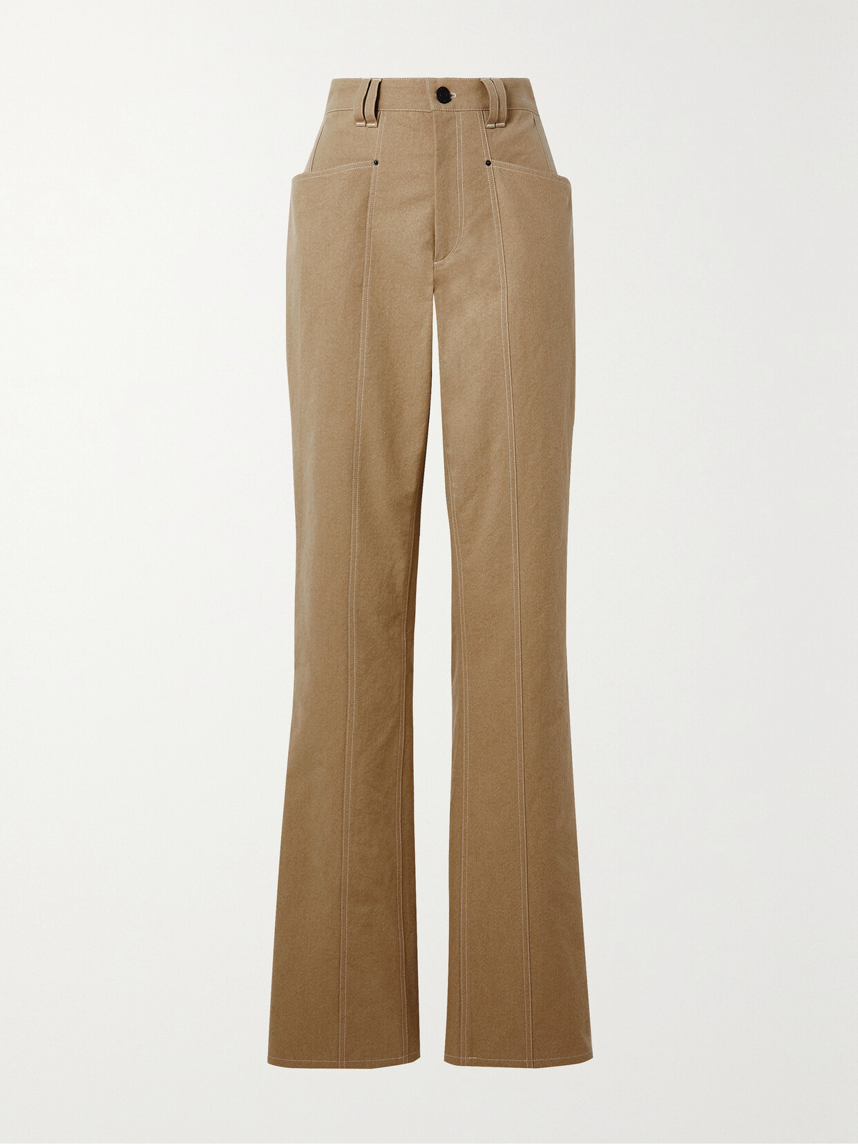 Isabel Marant - Vokayae Cotton Straight-leg Pants - Green