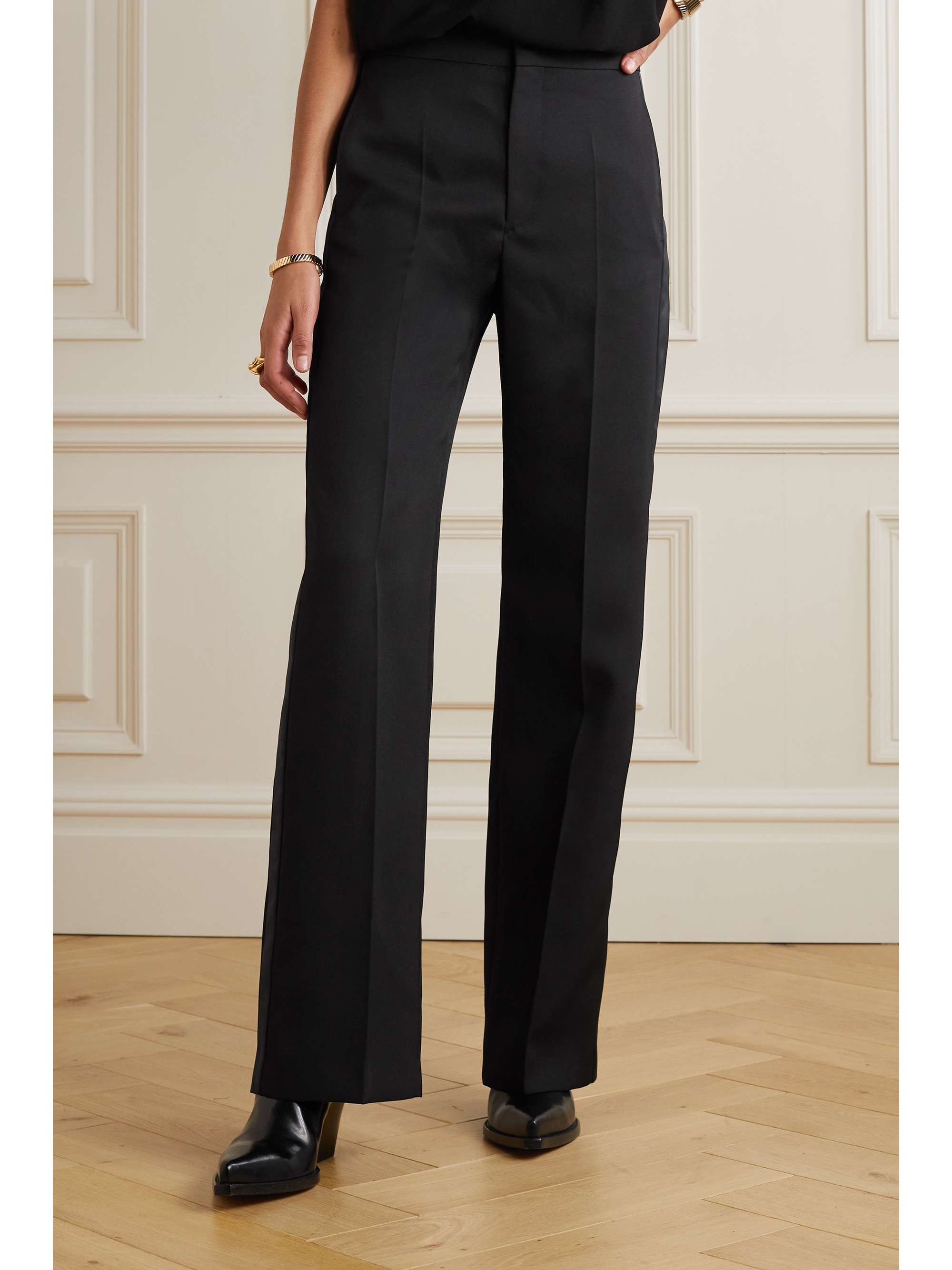 ISABEL MARANT Pantalon large en serge de laine Scarly