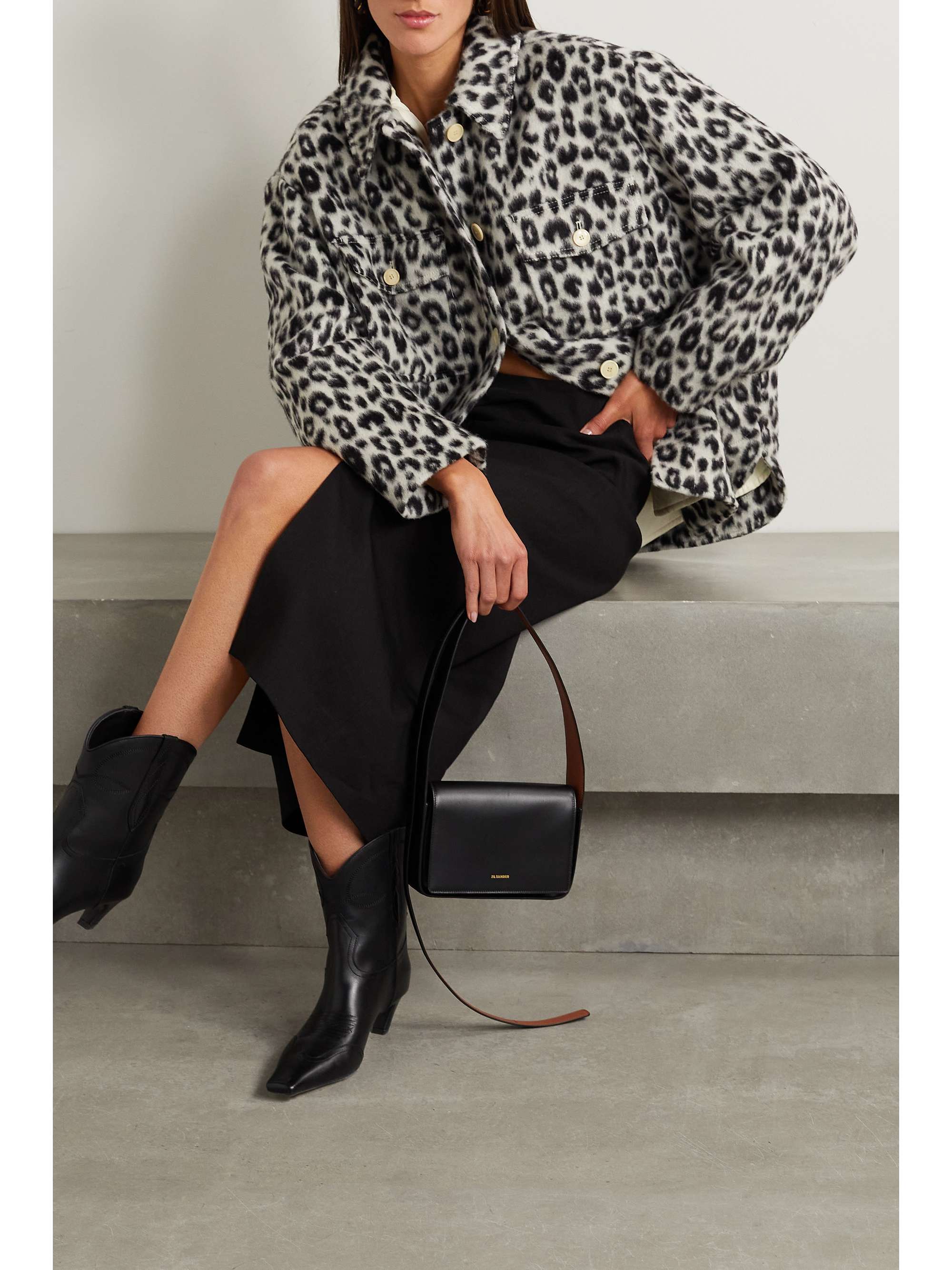 kennisgeving daar ben ik het mee eens Christian ISABEL MARANT Odelino leopard-print wool jacket | NET-A-PORTER