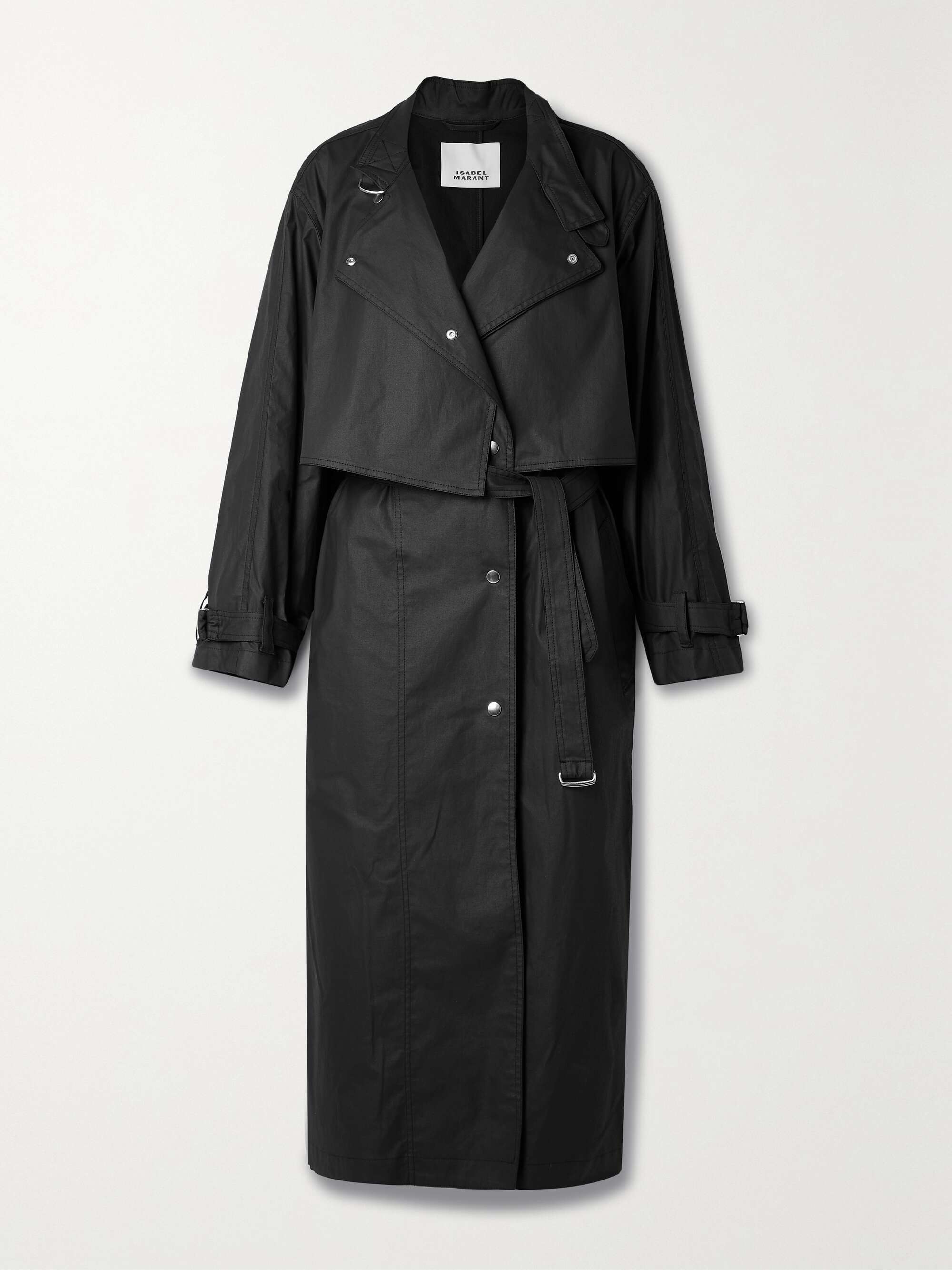Canvas long coat new arrivals