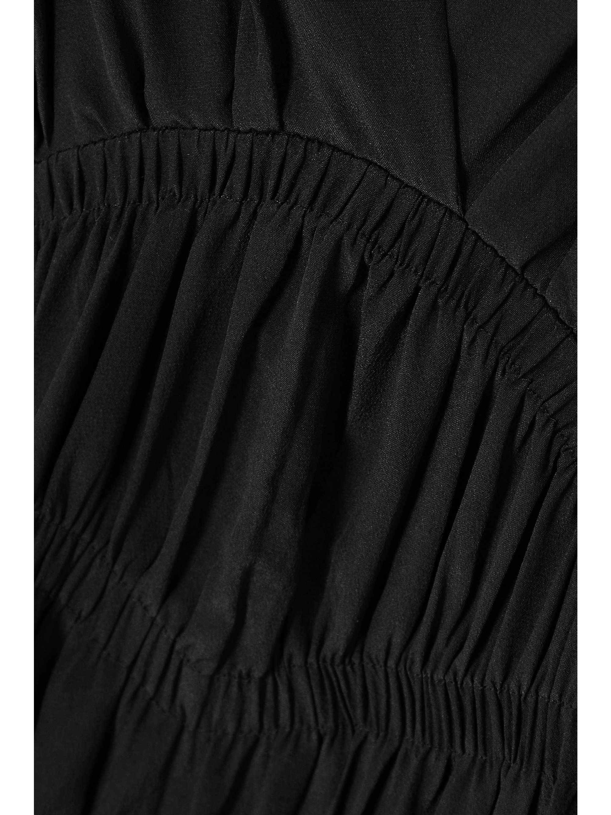 ISABEL MARANT Nalatia gathered silk crepe de chine mini dress