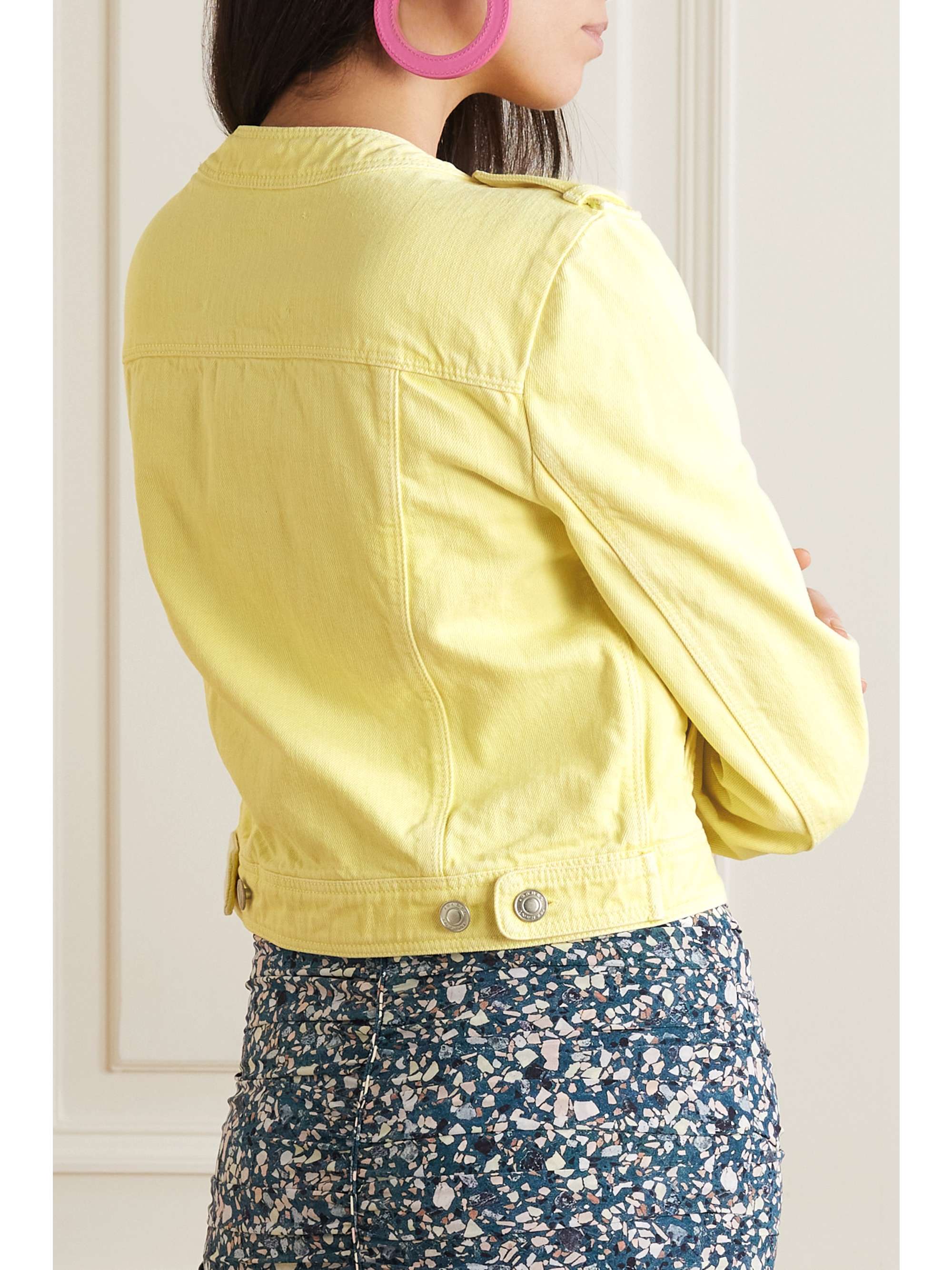 ISABEL MARANT Valene cropped denim jacket