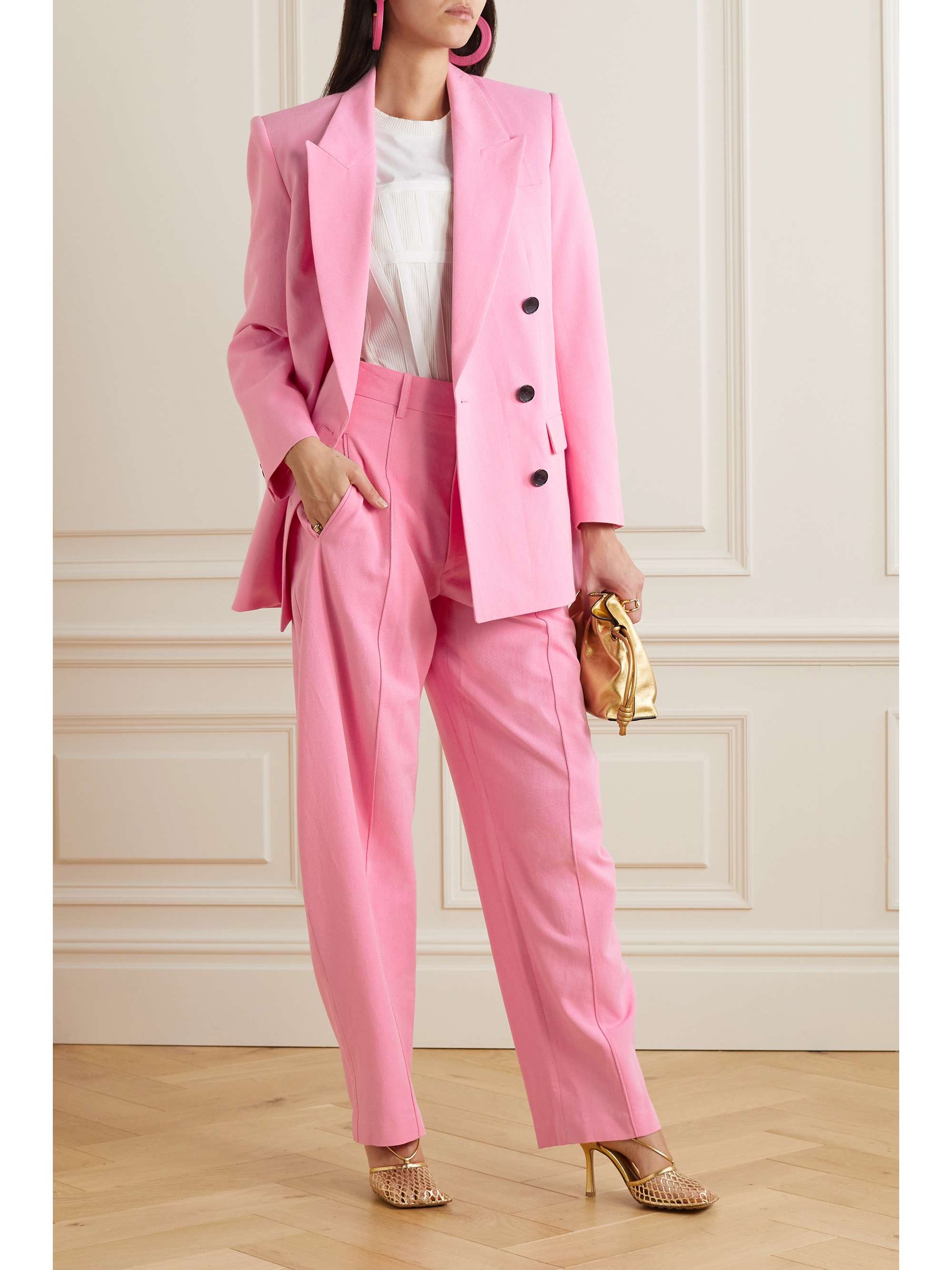 ISABEL MARANT Blazer à double boutonnage en crêpe Nevim