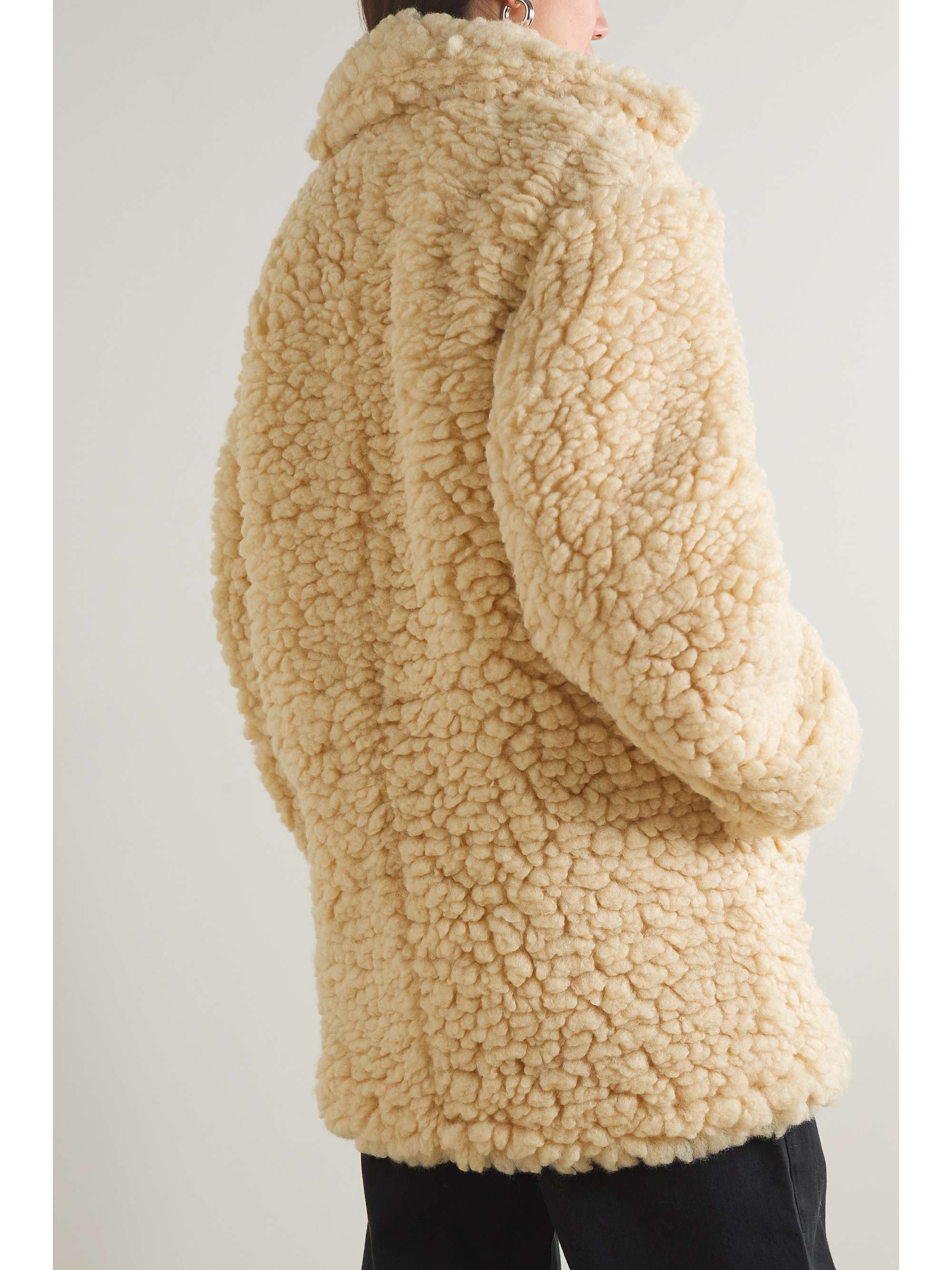 ISABEL MARANT Sabrine oversized faux shearling coat