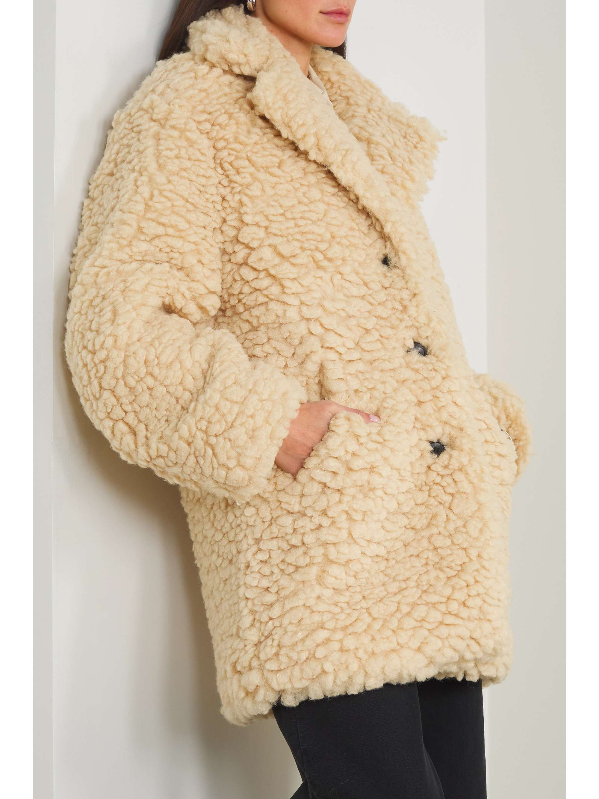 ISABEL MARANT Sabrine oversized faux shearling coat
