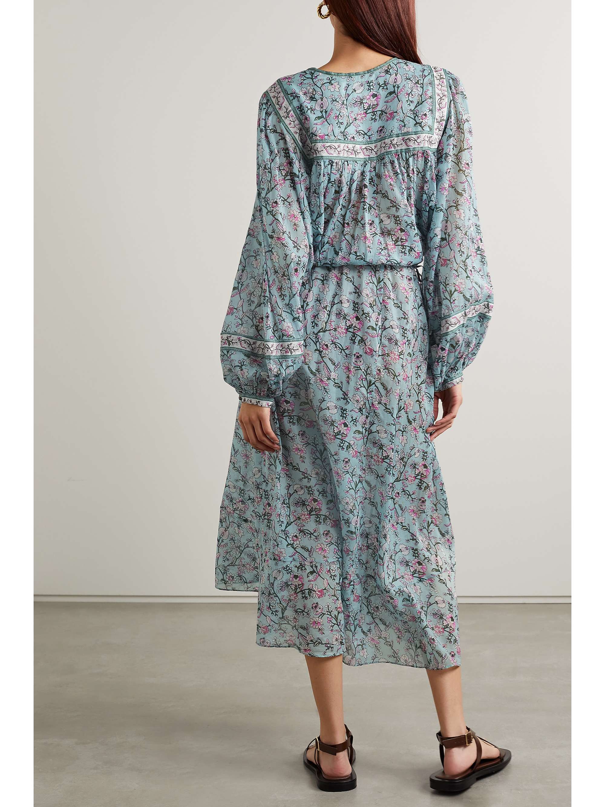 MARANT ÉTOILE Greila floral-print cotton-voile midi dress
