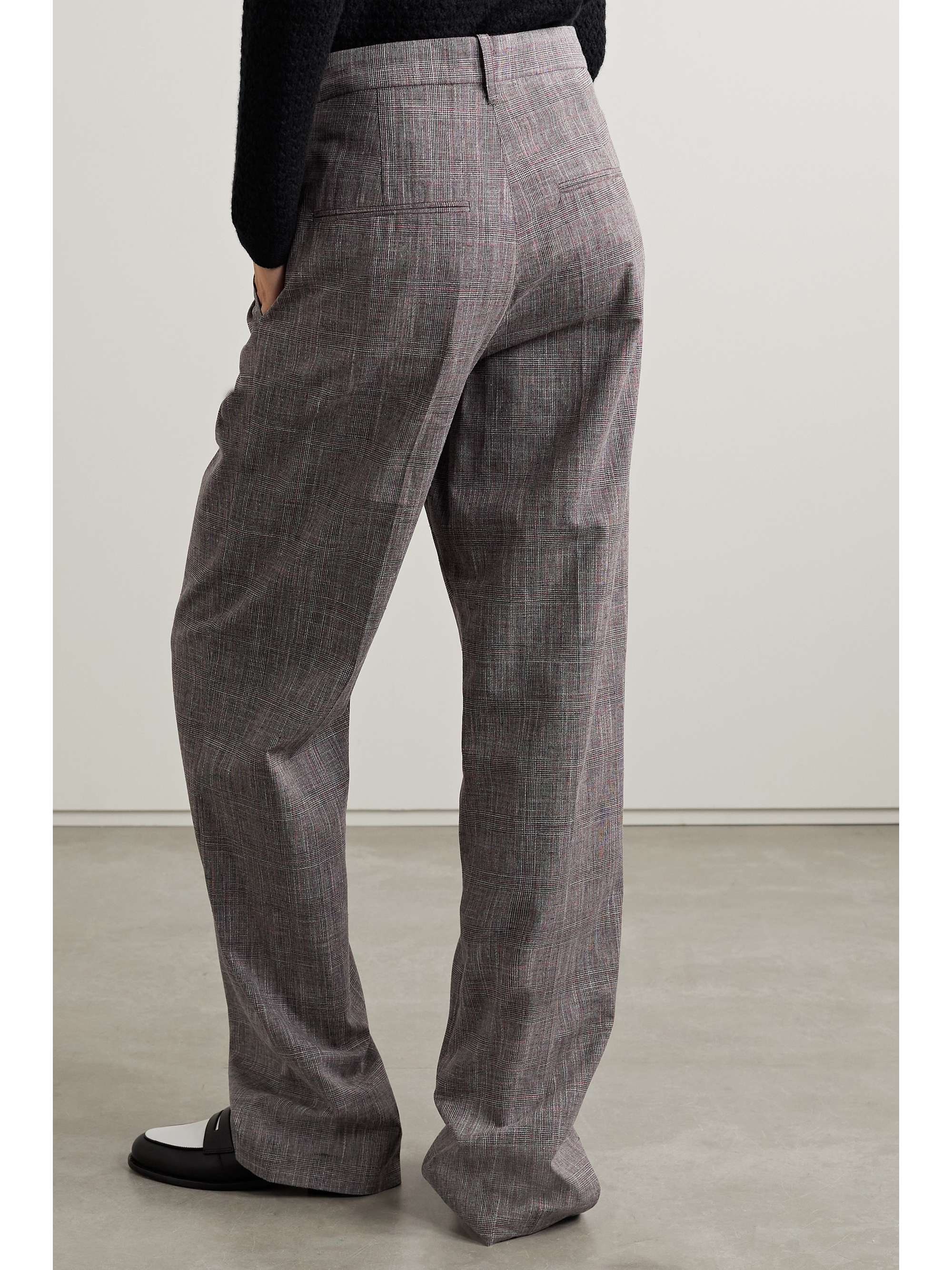 MARANT ÉTOILE Olympe Hose mit geradem Bein aus kariertem Webstoff