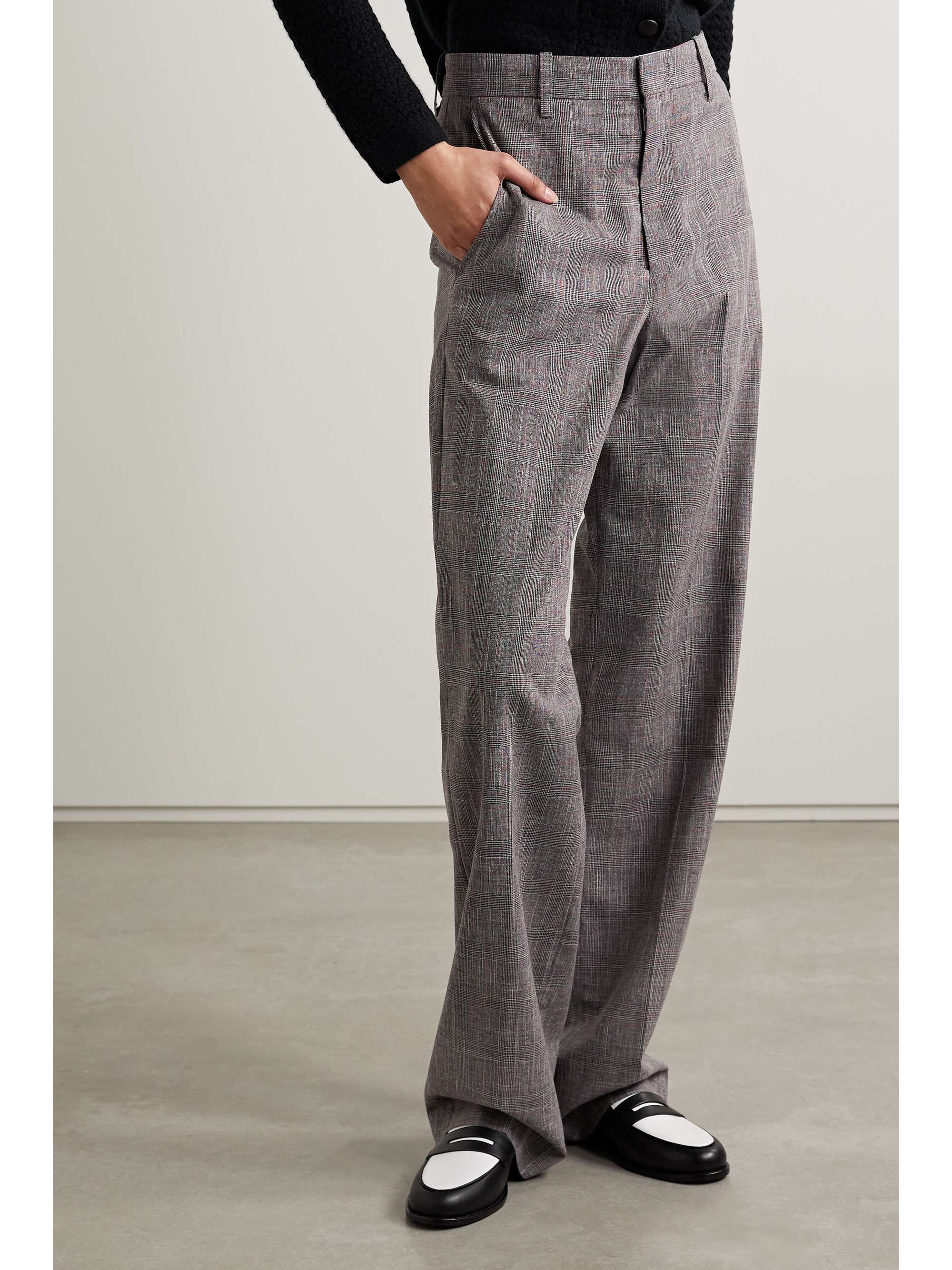 MARANT ÉTOILE Olympe Hose mit geradem Bein aus kariertem Webstoff