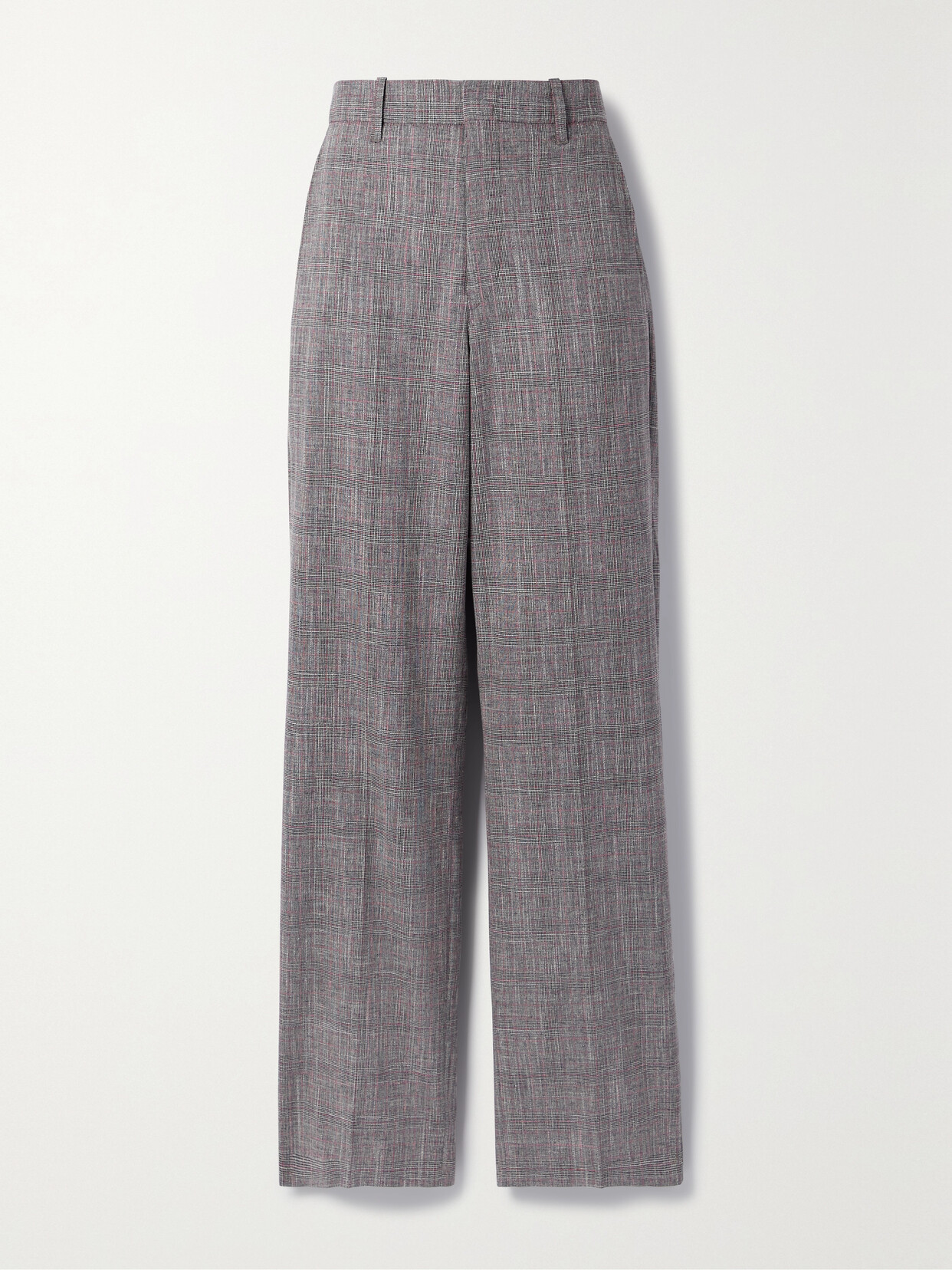 Marant Étoile - Olympe Checked Woven Straight-leg Pants - Black