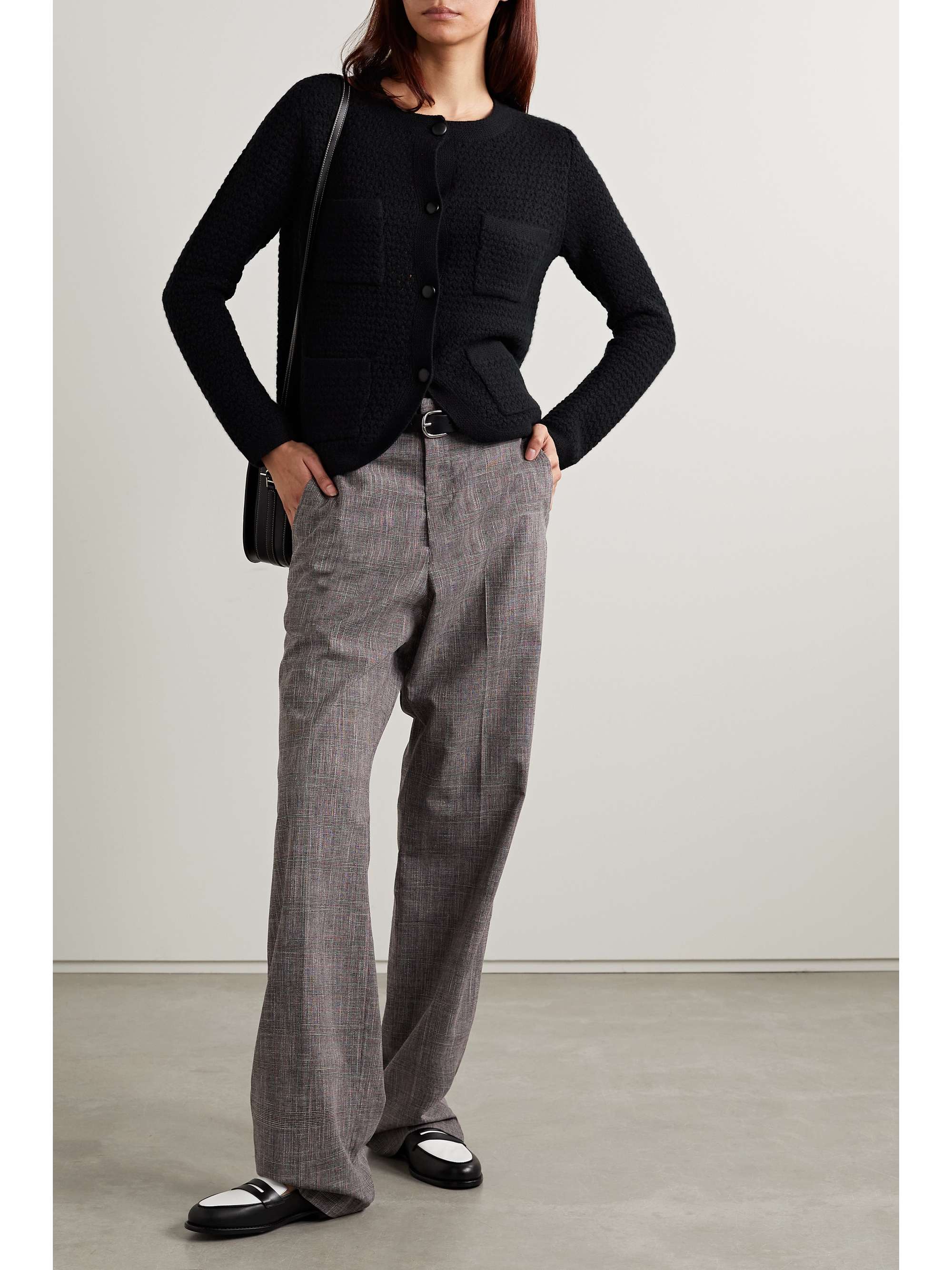 MARANT ÉTOILE Olympe Hose mit geradem Bein aus kariertem Webstoff