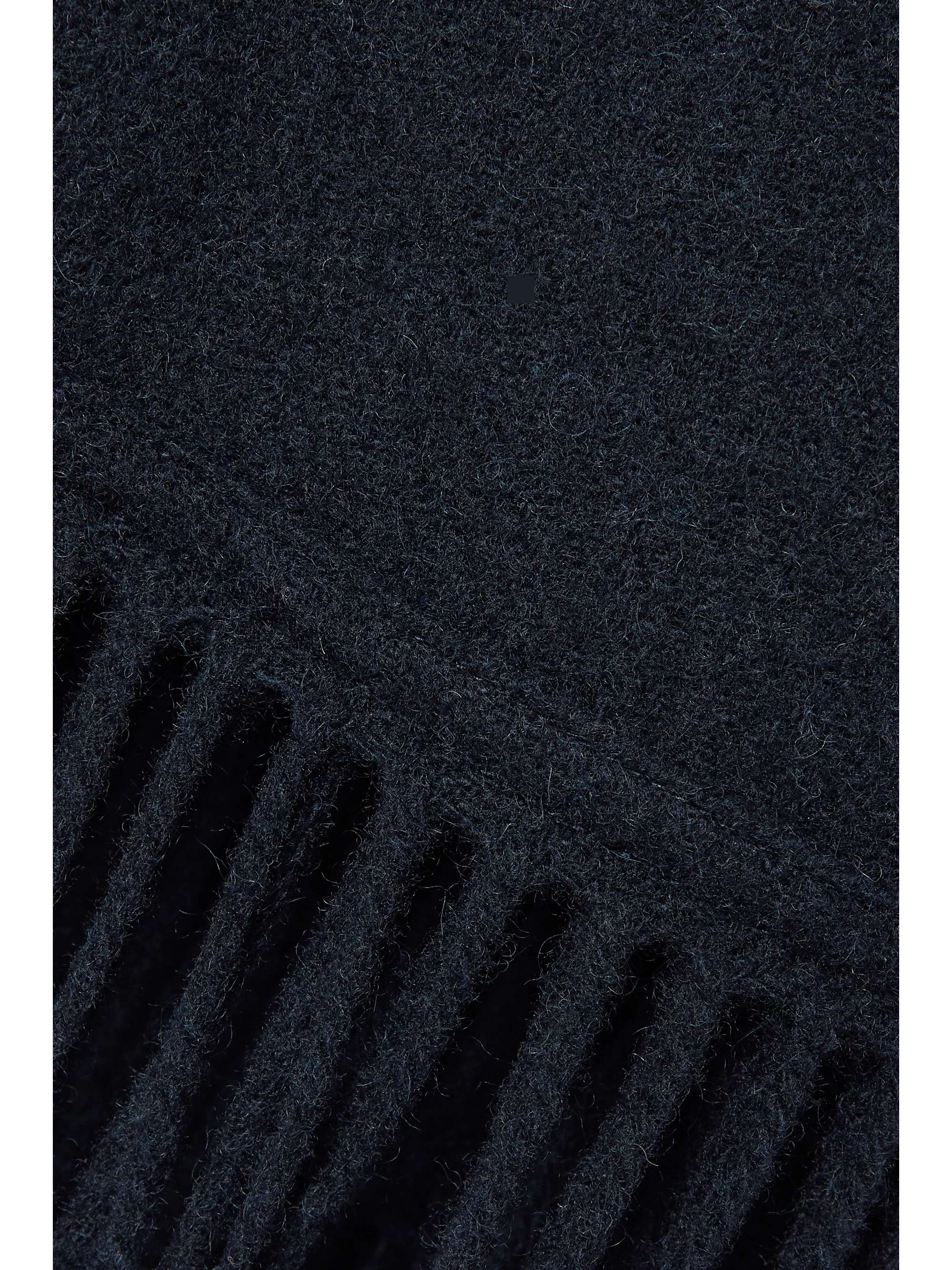 MARANT ÉTOILE Faty scarf-detailed fringed wool-blend coat