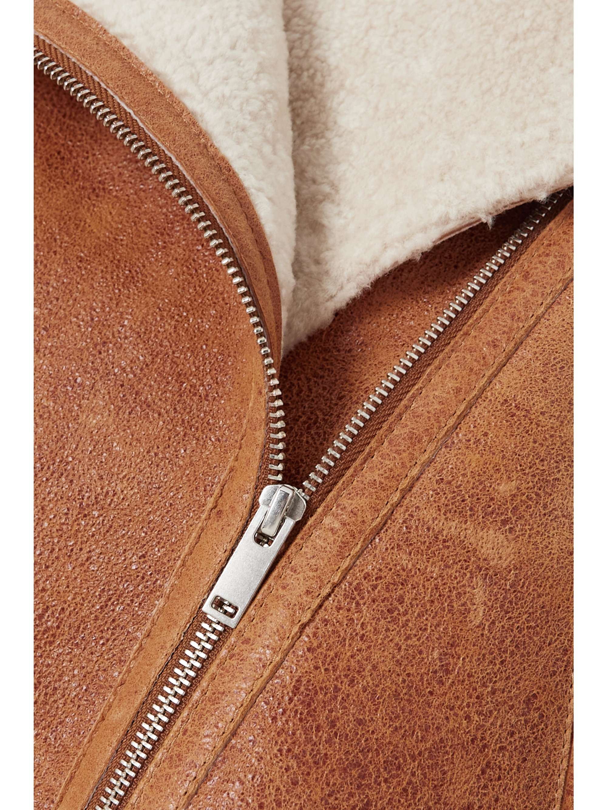 MARANT ÉTOILE Apstya cropped shearling jacket