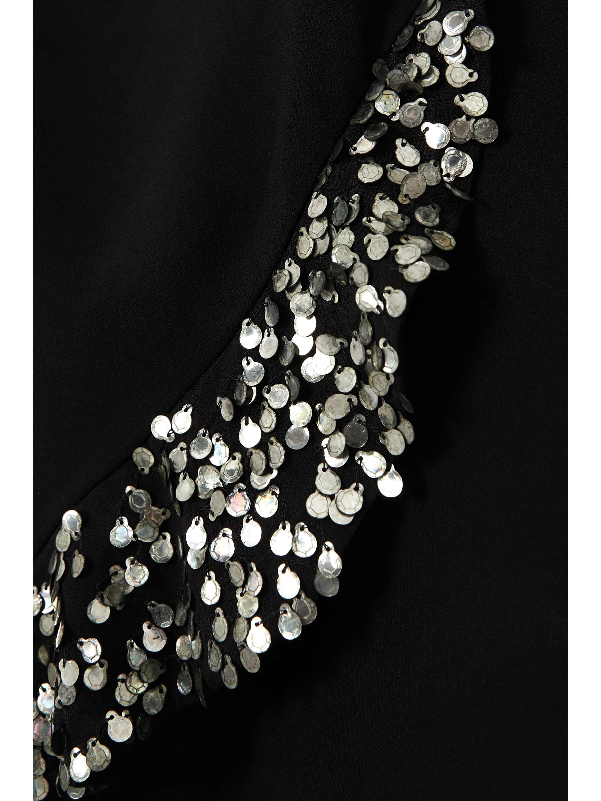 ISABEL MARANT Mini-robe en crêpe à sequins et à drapés Lazeli