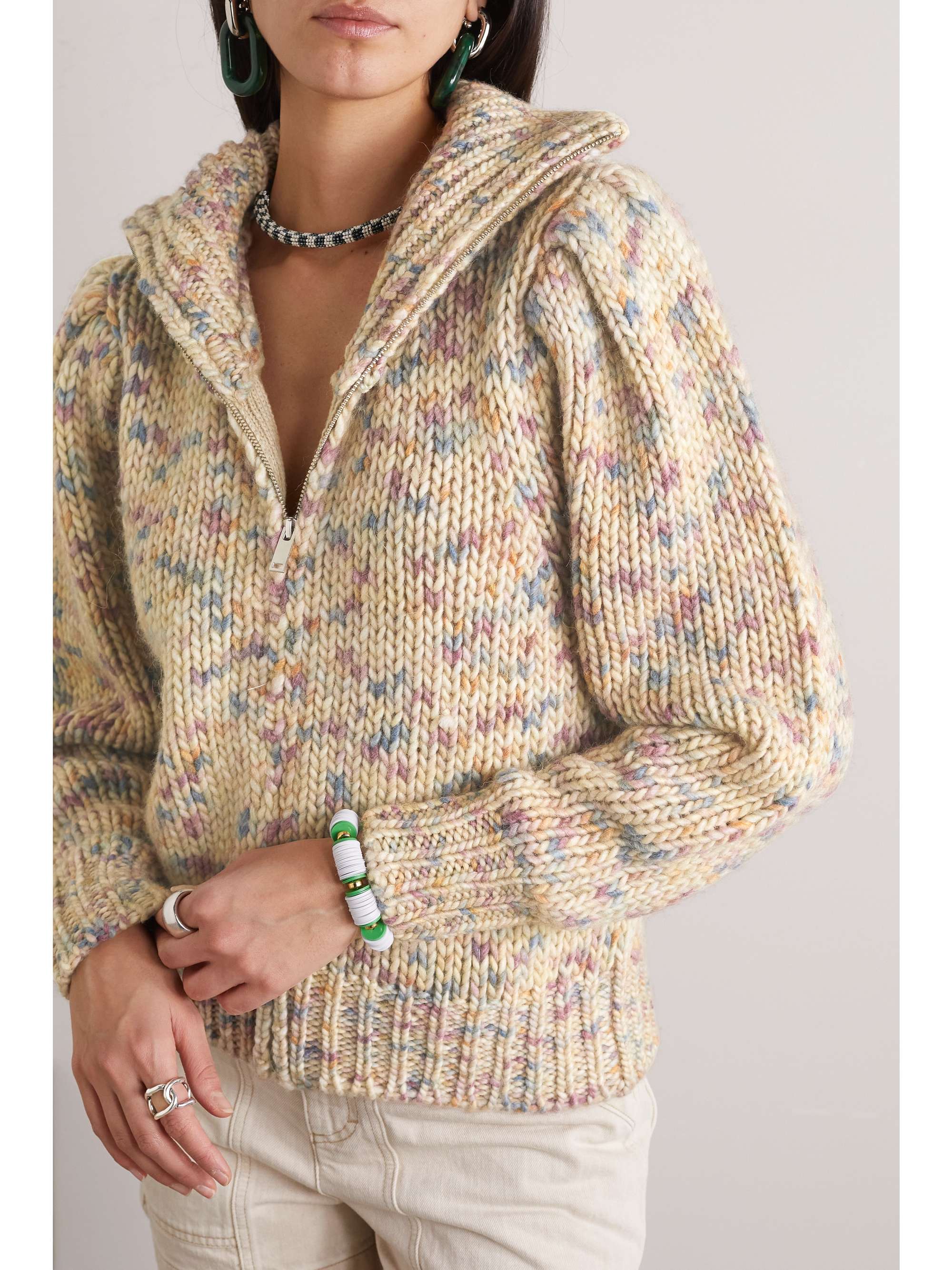 MARANT ÉTOILE Clea 羊毛混纺毛衣