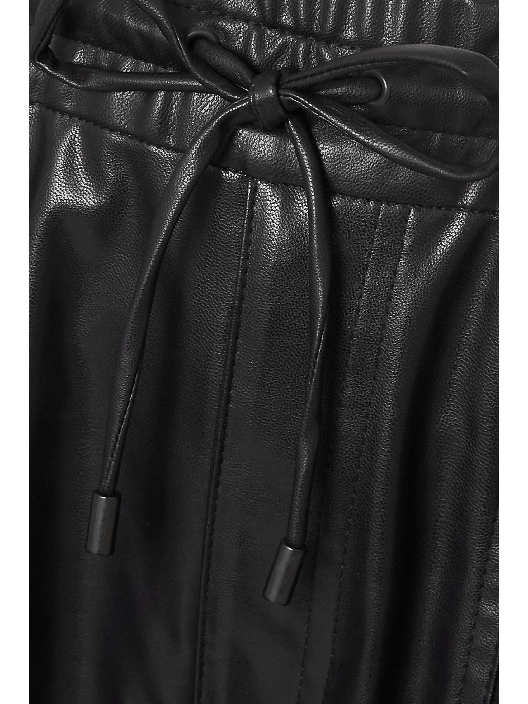 MARANT ÉTOILE Brina faux leather straight-leg pants