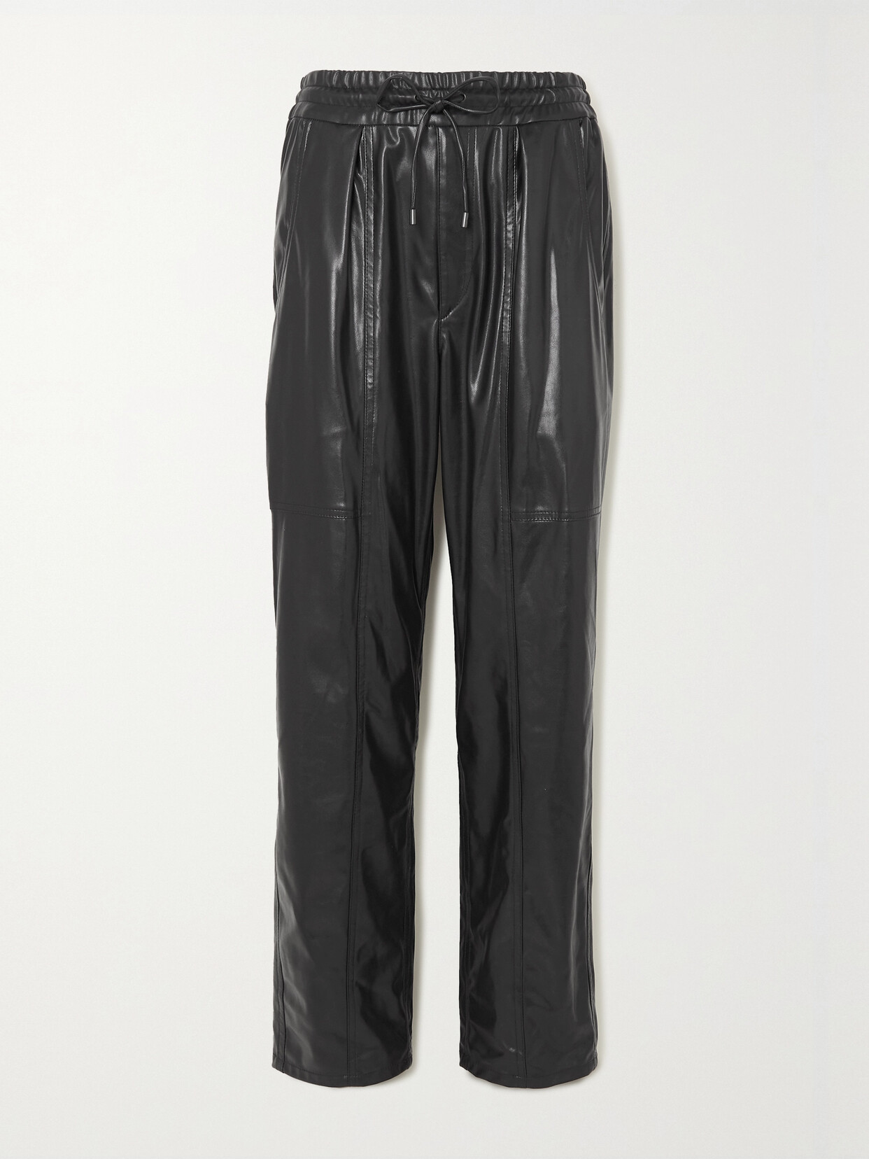 Marant Étoile - Brina Faux Leather Straight-leg Pants - Black