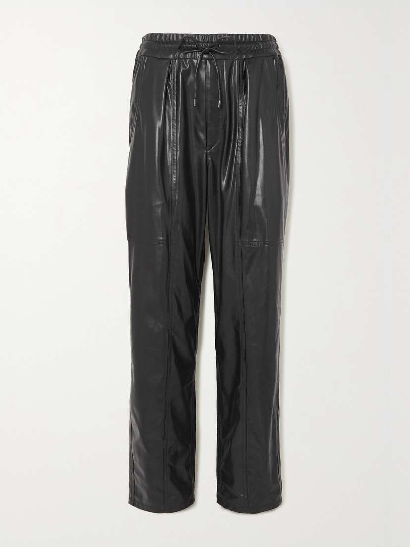 Marant Étoile Brina Faux Leather Straight-leg Pants