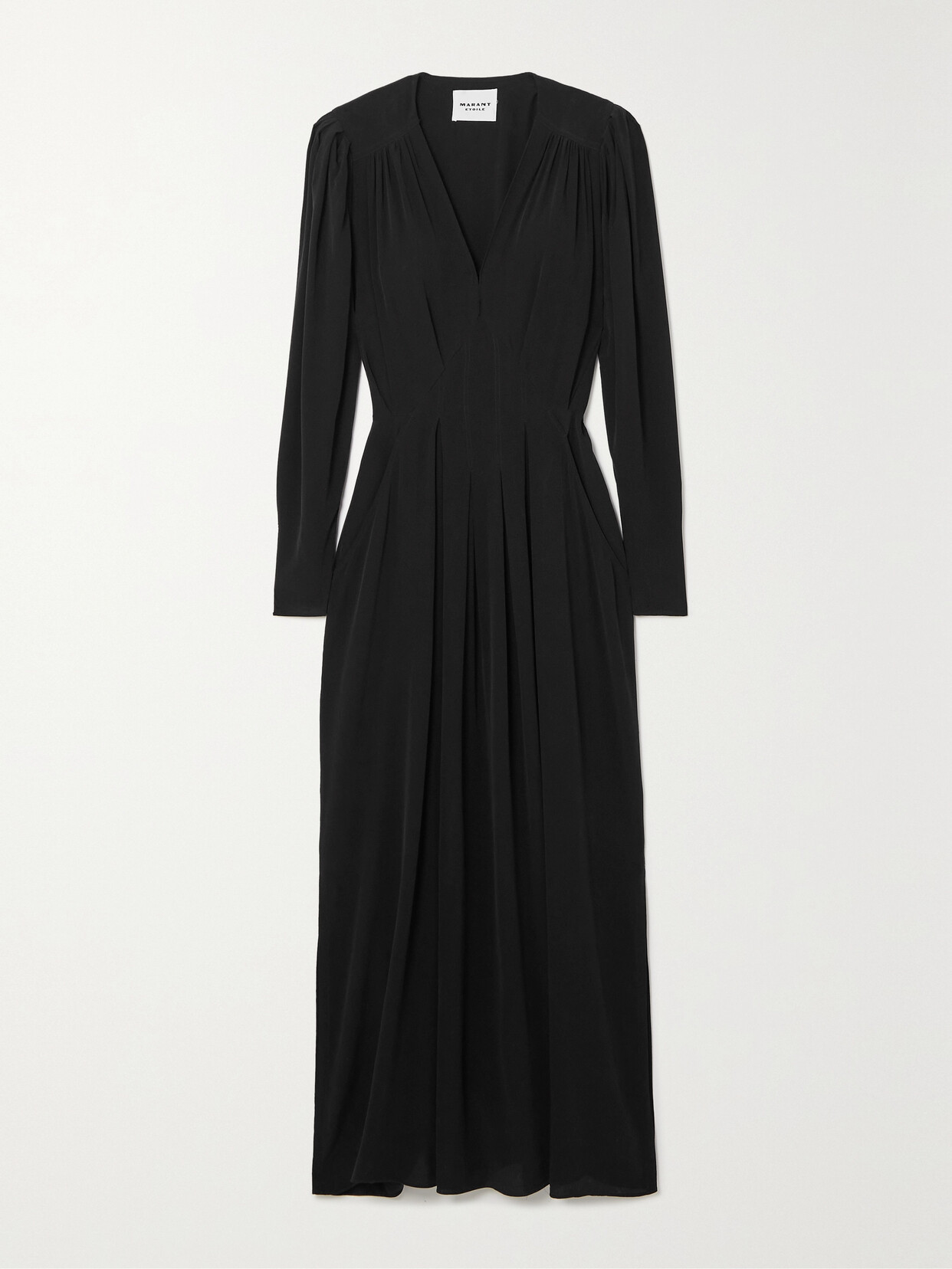 Marant Étoile - Ezinia Cupro Maxi Dress - Black