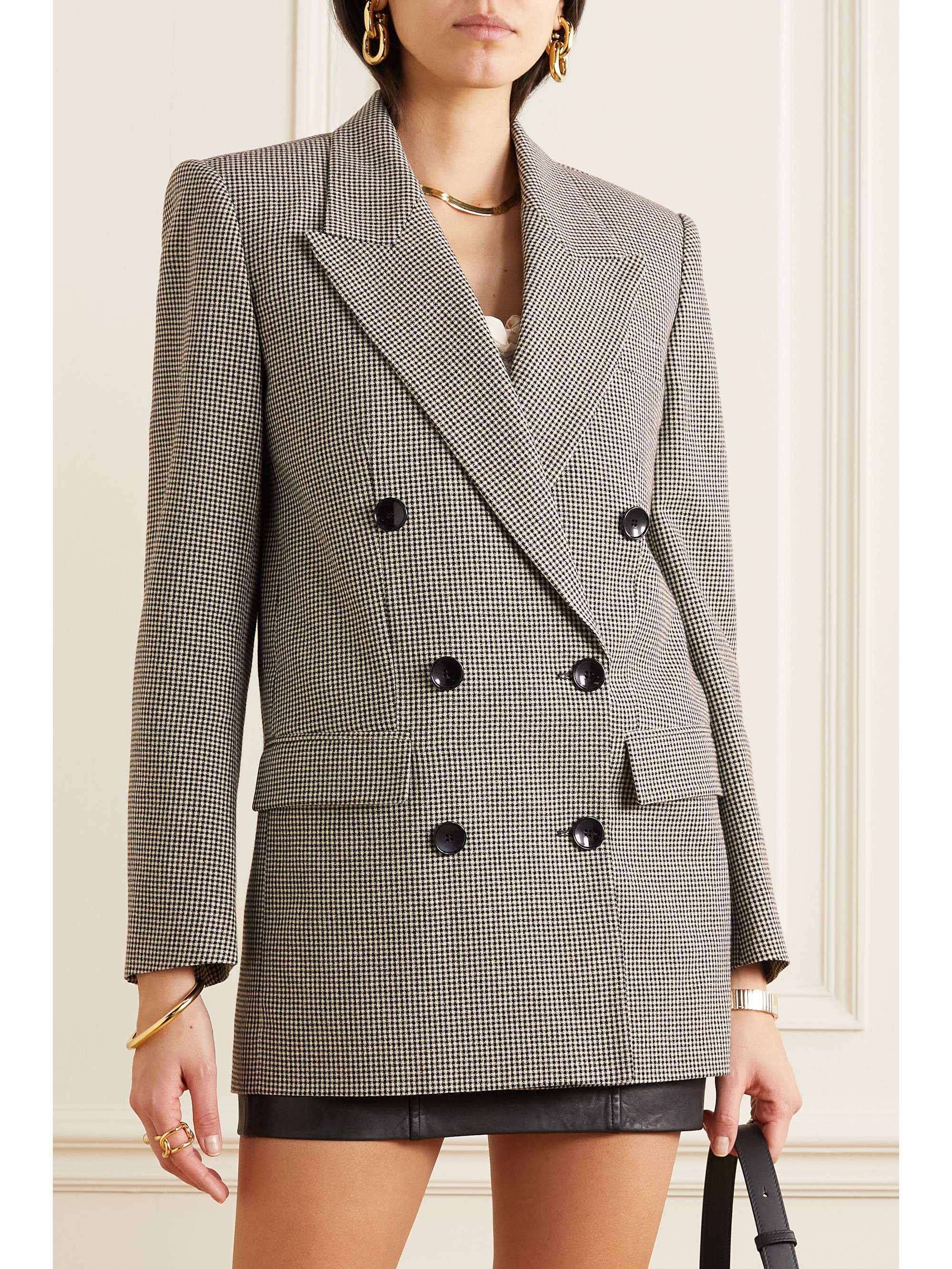 ISABEL MARANT Blazer à double boutonnage en crêpe Nevim
