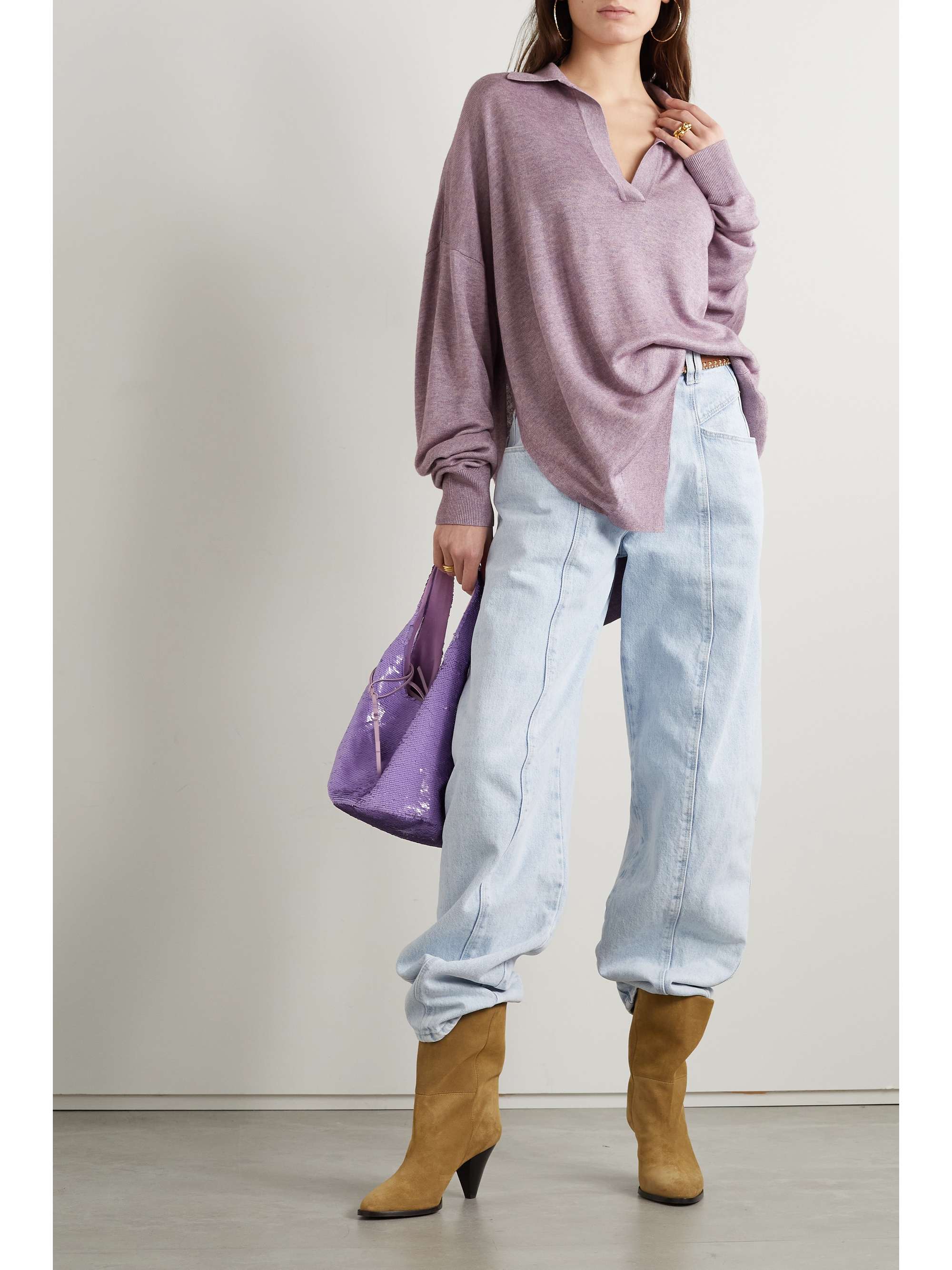 ISABEL MARANT Pull asymétrique en mailles Giliane