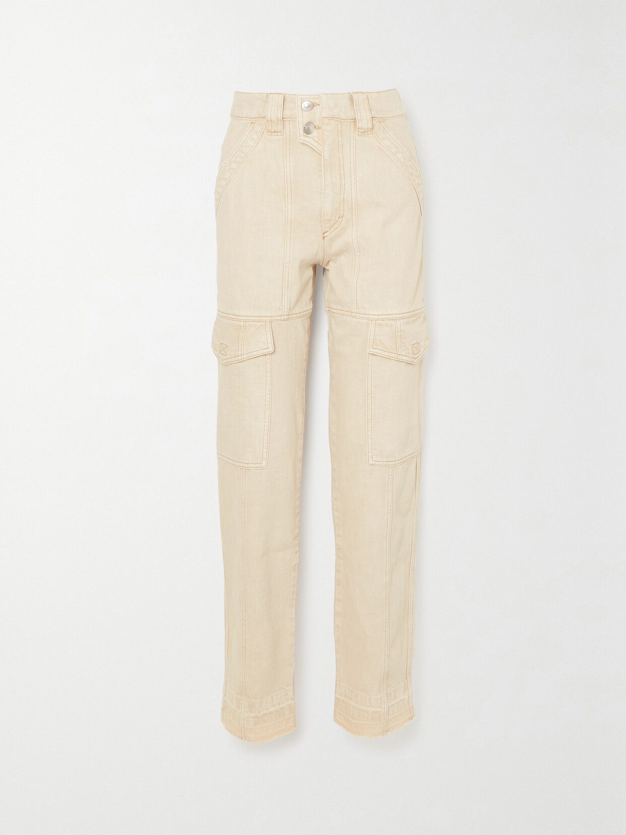 Marant Étoile - Vayoneo Straight-leg Cargo Jeans - Ecru