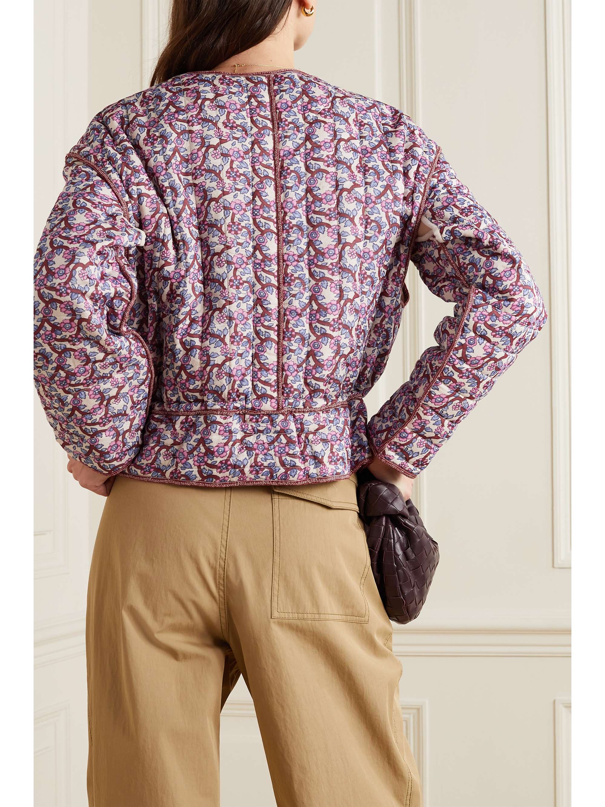 ISABEL MARANT ÉTOILE Gelio quilted floral-print cotton jacket