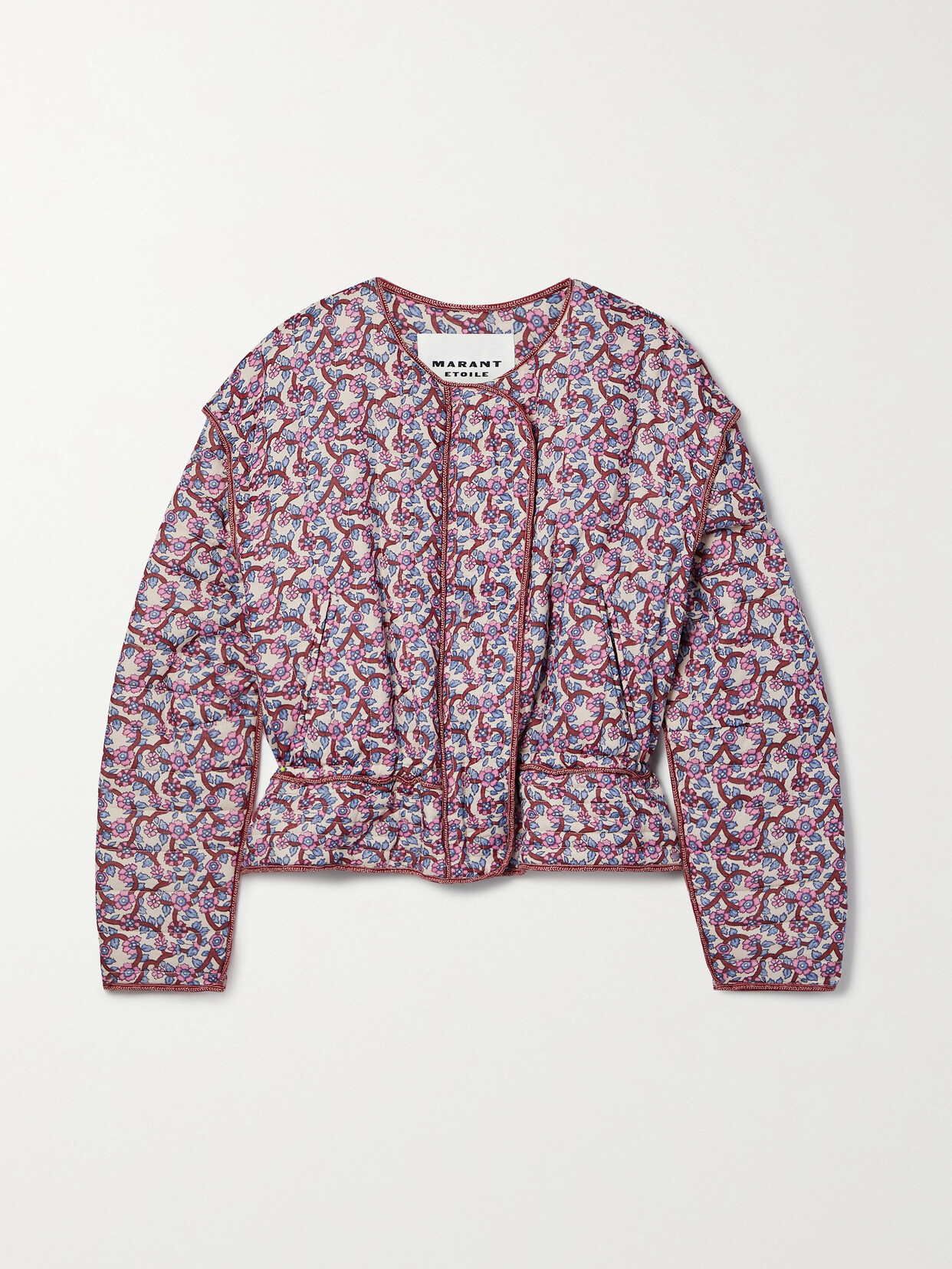 Marant Étoile Gelio Quilted Floral-print Cotton Jacket