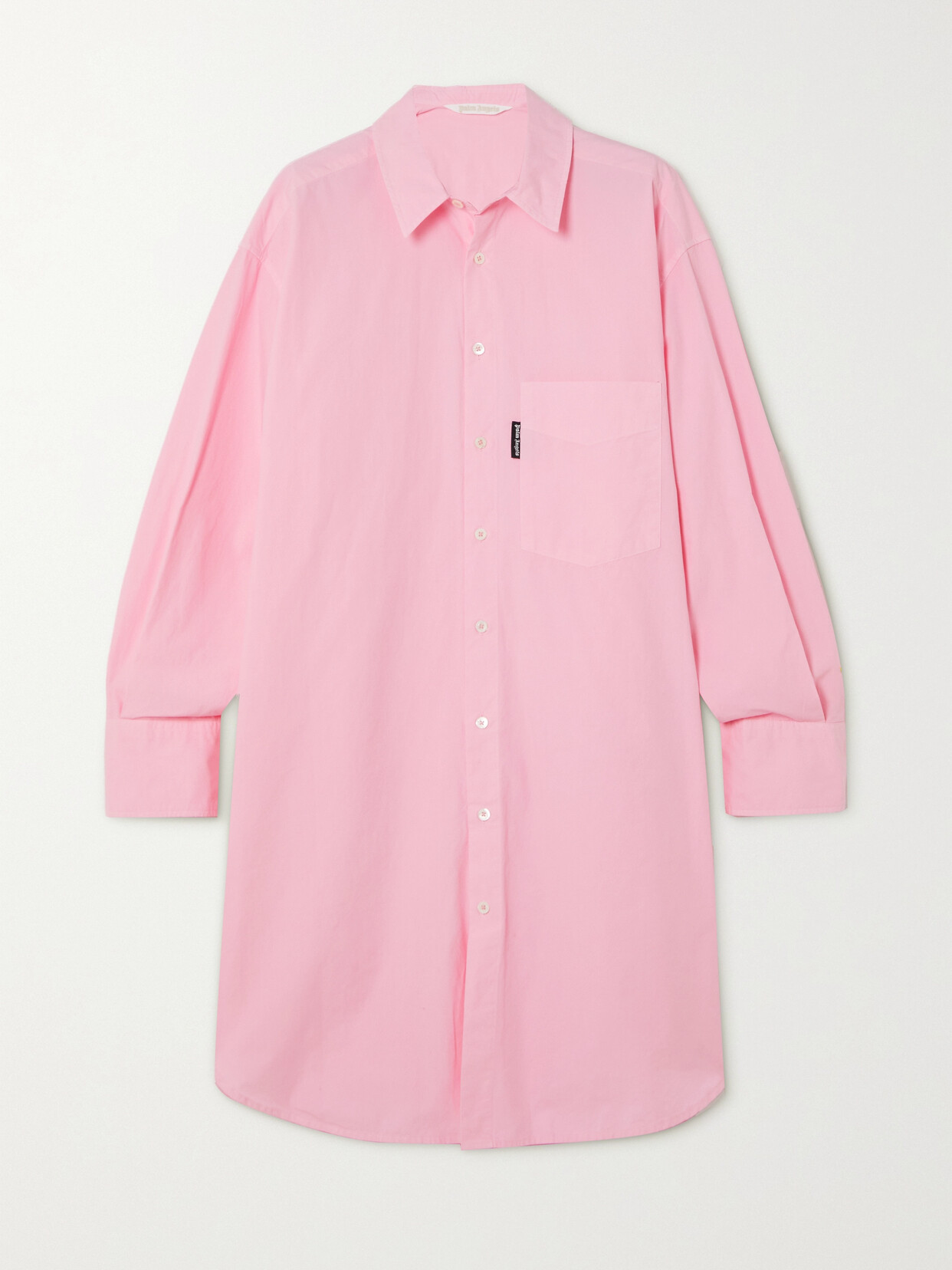 Palm Angels - Cotton-poplin Shirt Dress - Pink