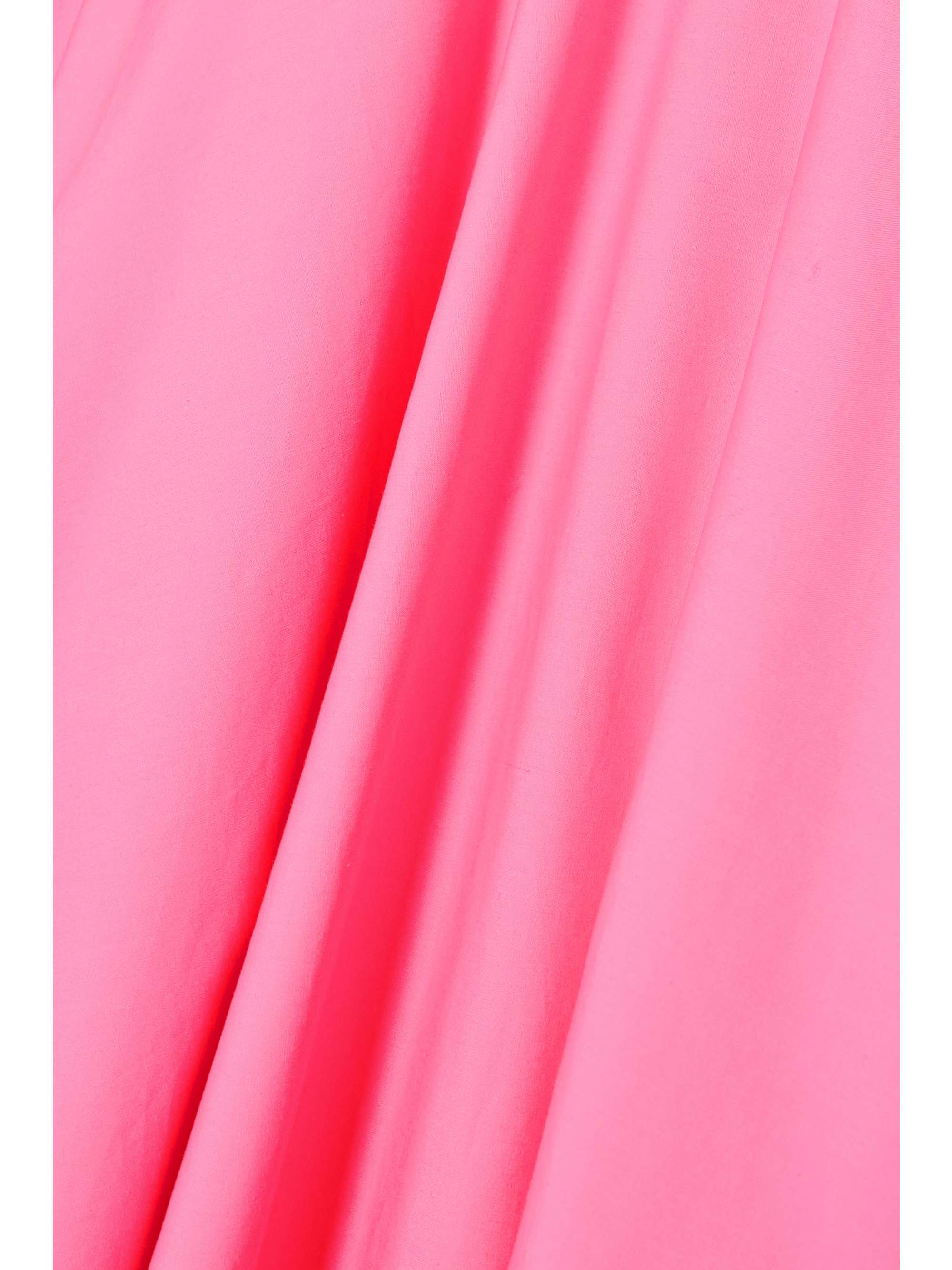 ROKSANDA Gathered cotton-poplin midi dress