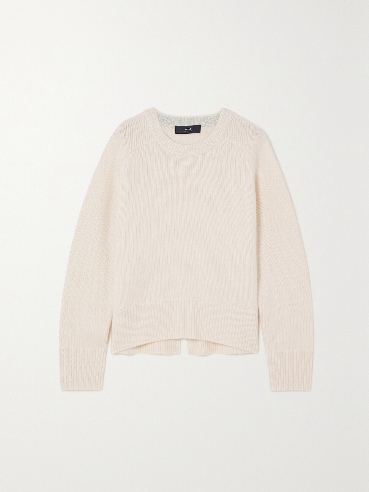 Arch4 Bexley Organic Cashmere Jumper In Ivory