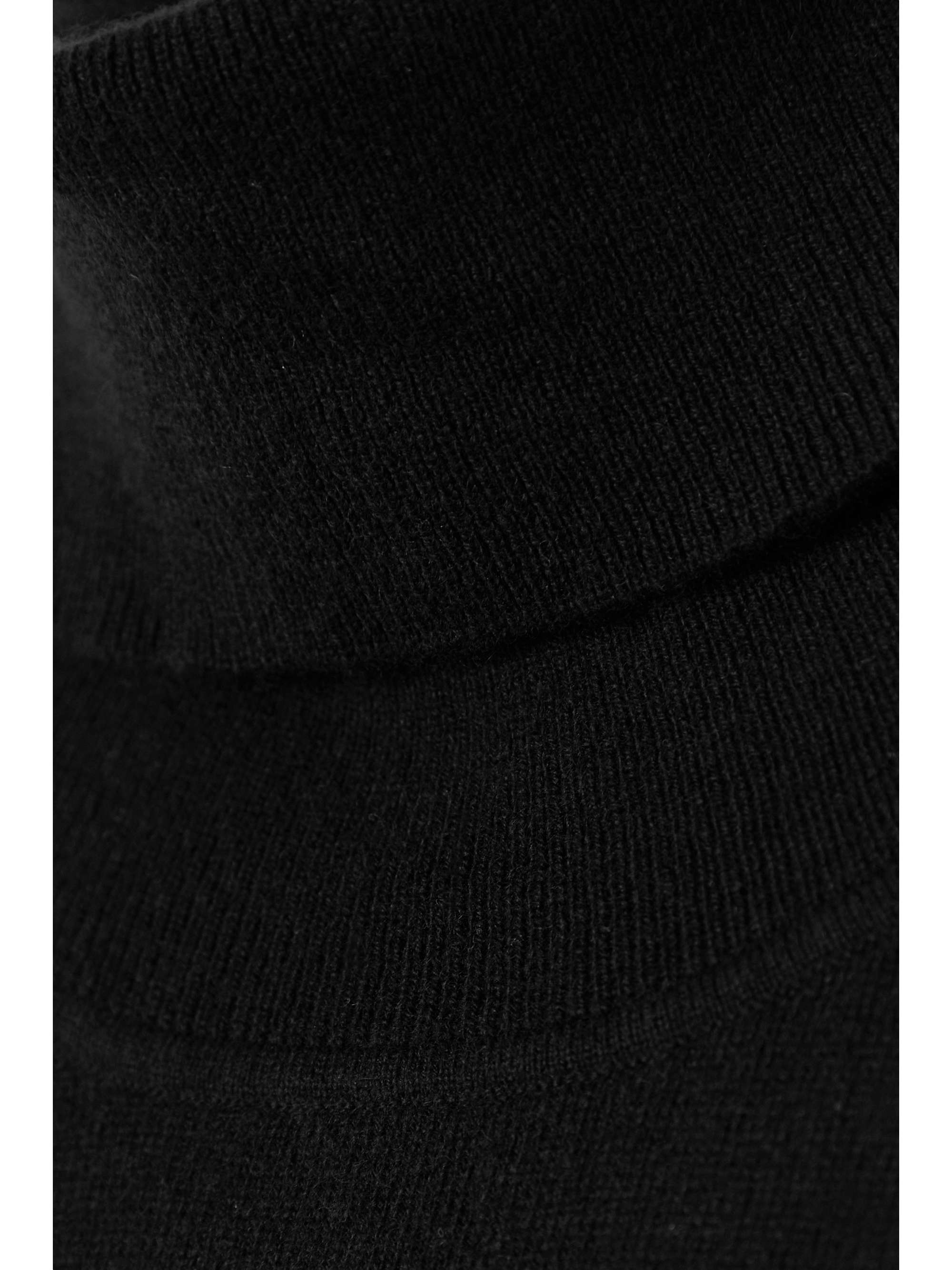ARCH4 Naima ribbed organic cashmere turtleneck midi dress