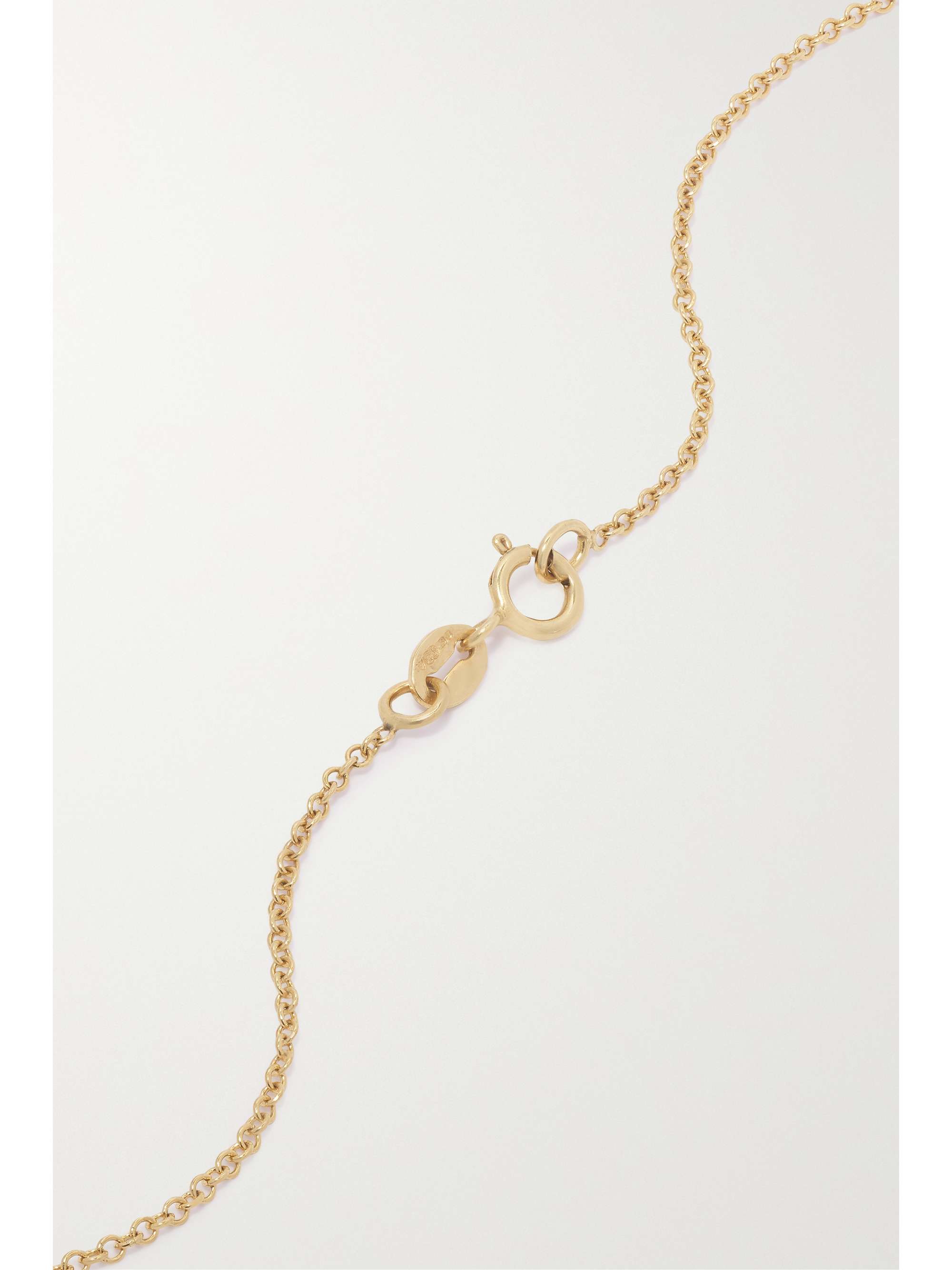 ROBINSON PELHAM Mini Elixir of Love 18-karat gold sapphire necklace