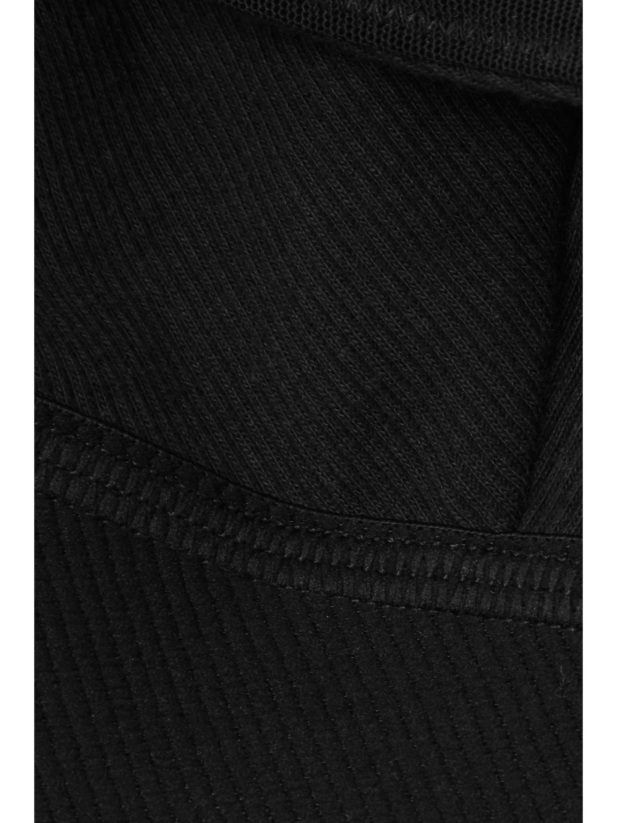 SKIMS Plunge ribbed cotton-blend jersey bralette - Bone