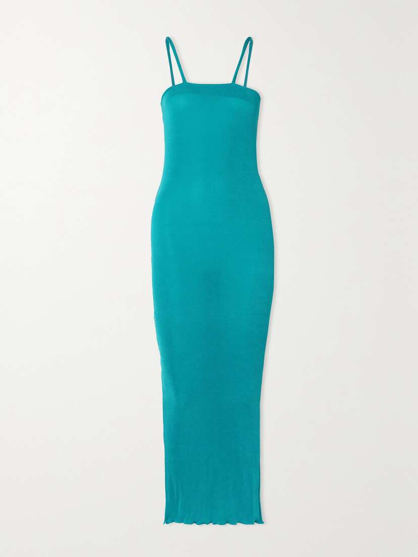 MAISON CLÉO Ursula Stretch-cotton Midi Dress