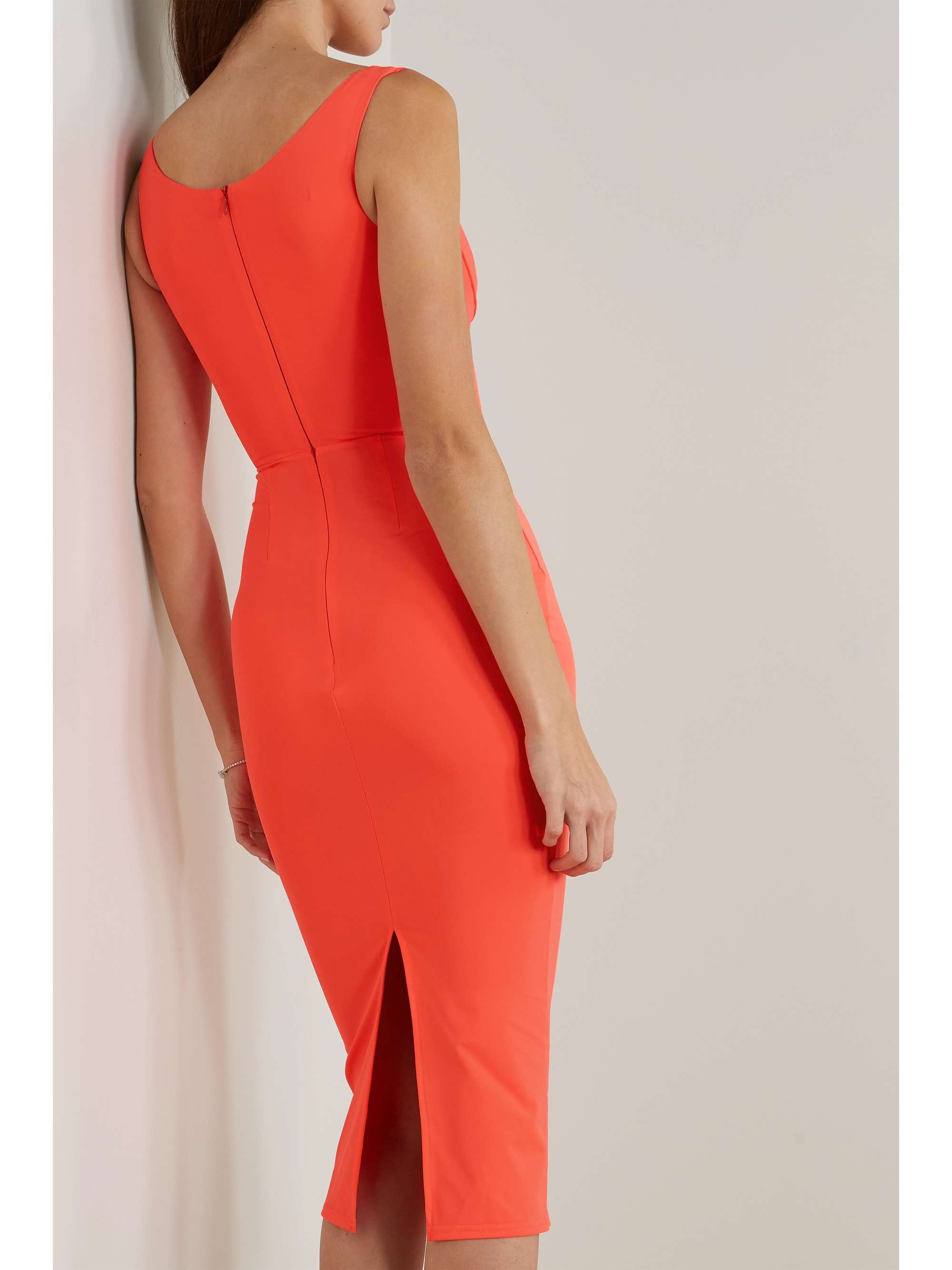 ALEX PERRY Alden stretch-jersey midi dress