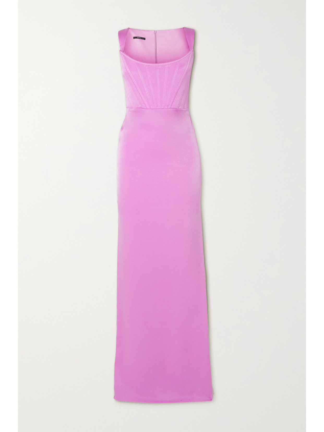 Alex Perry Halse Satin-crepe Gown In Orchid