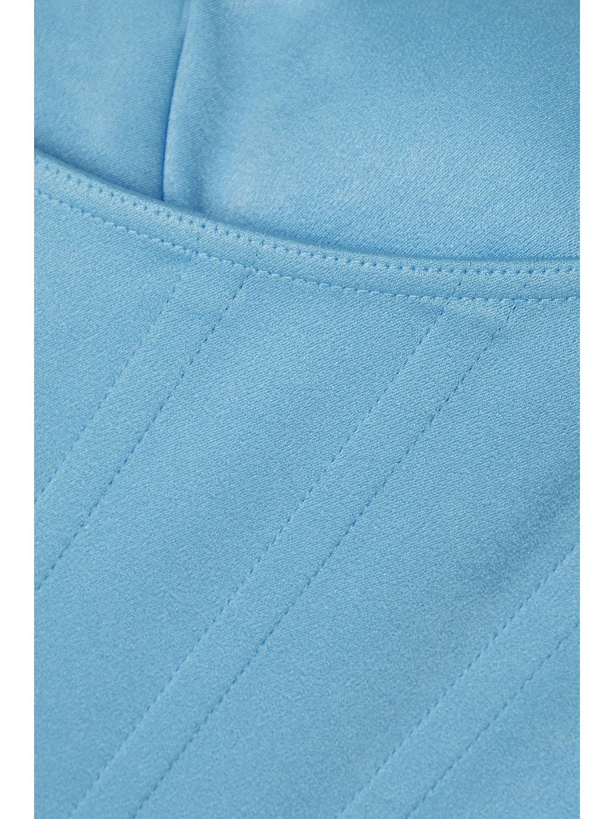 ALEX PERRY Honore strapless satin-crepe gown