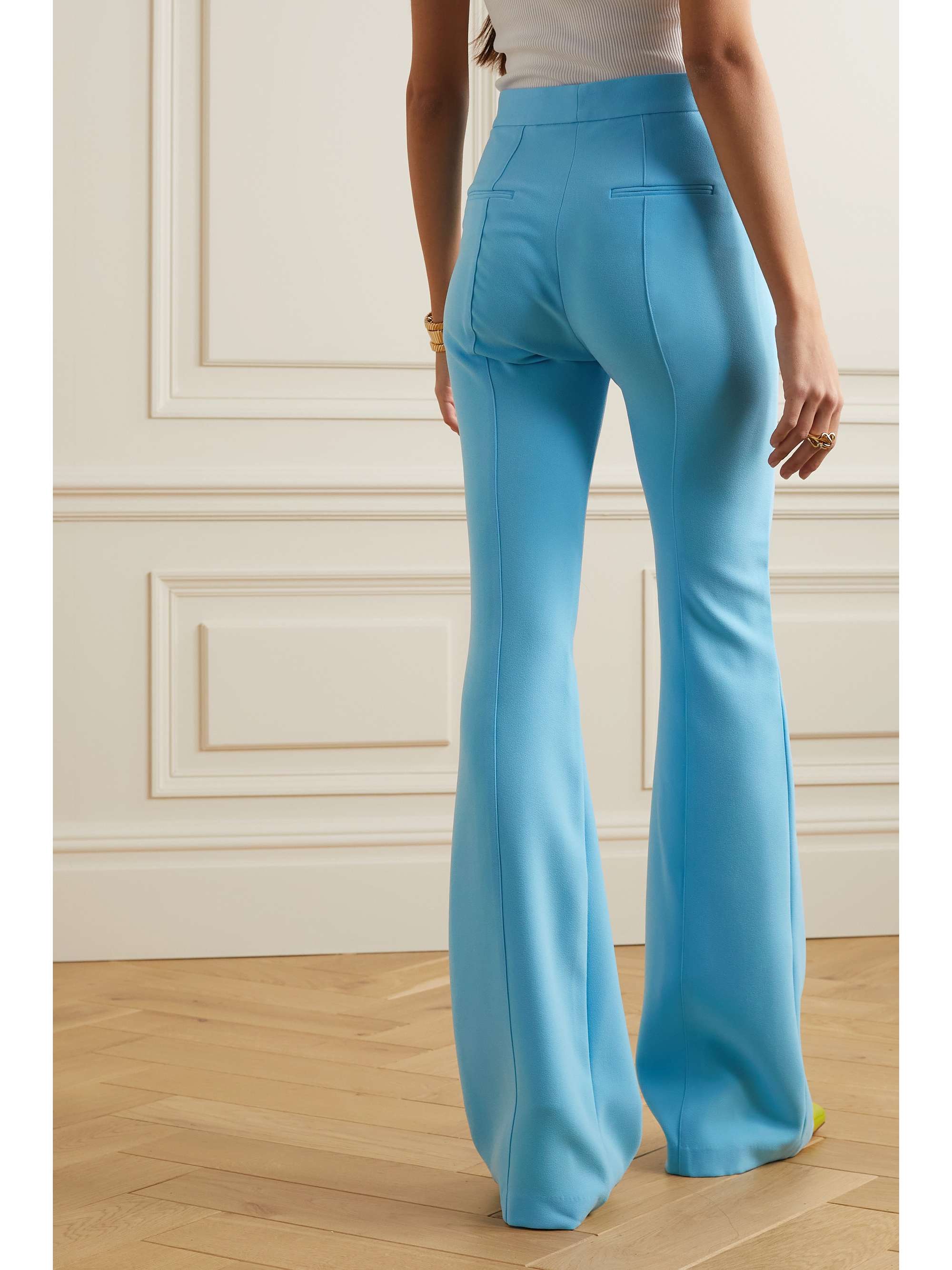 ALEX PERRY Aldrich crepe flared pants