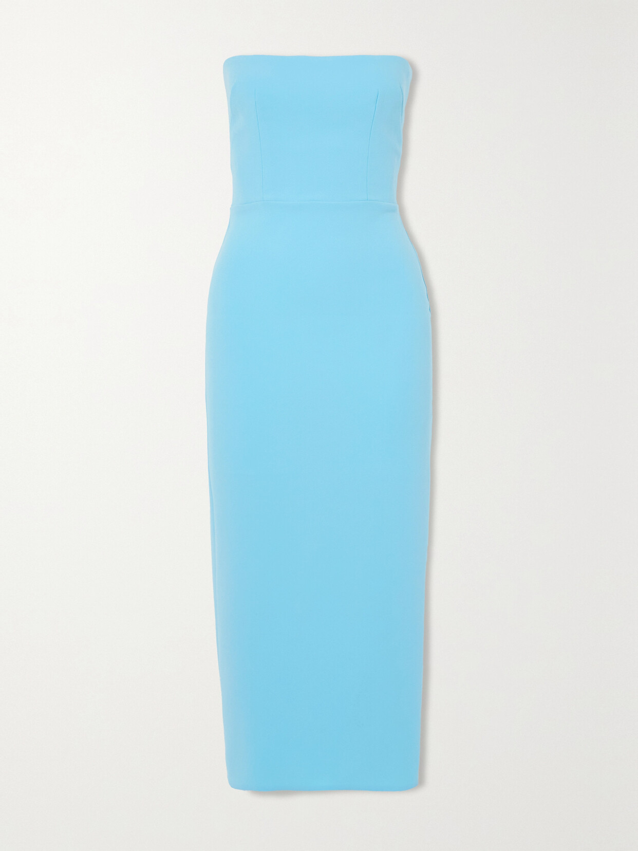 Alex Perry - Callan Strapless Stretch-crepe Midi Dress - Blue