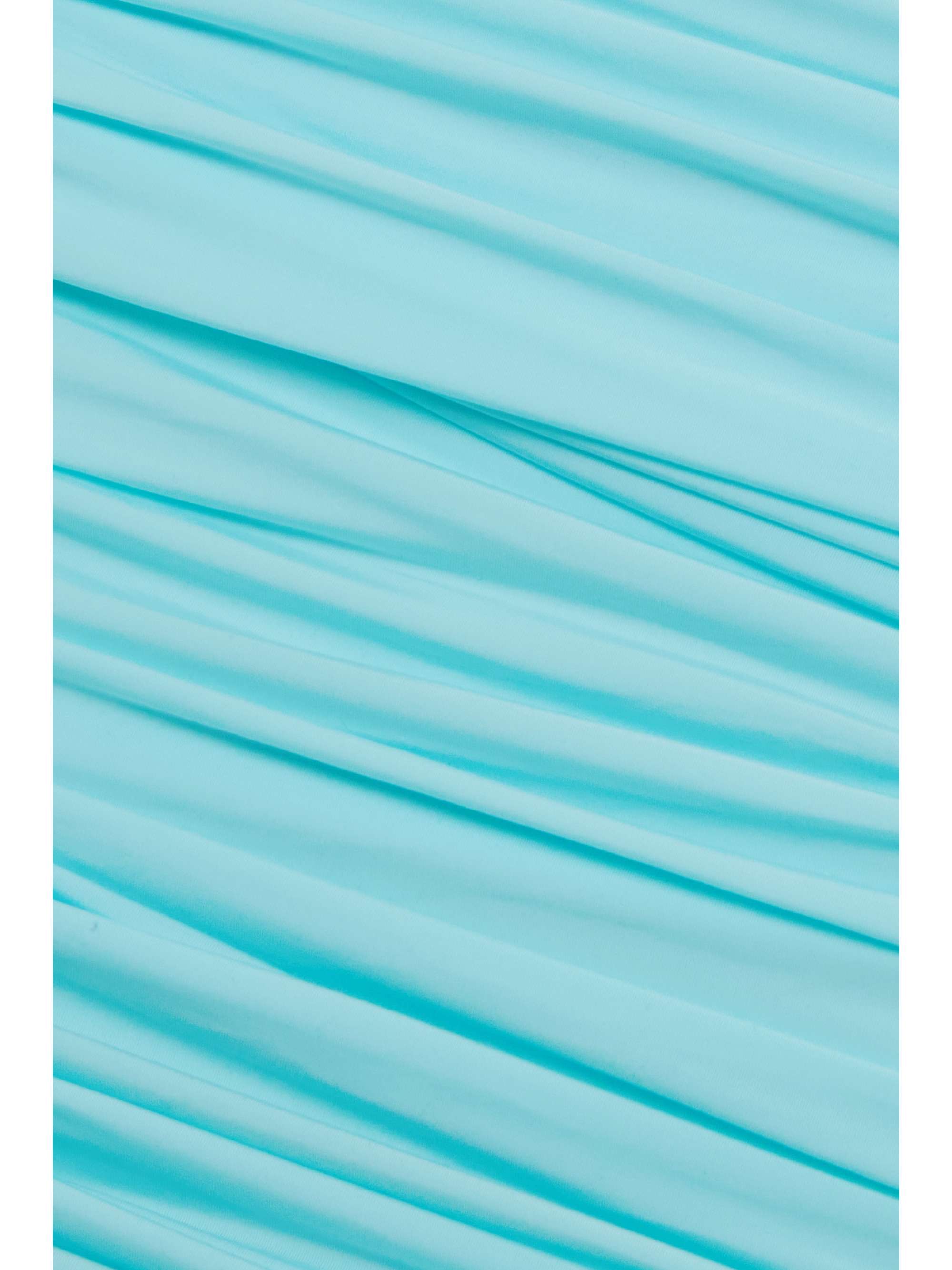 ALEX PERRY Padget strapless ruched stretch-jersey midi dress
