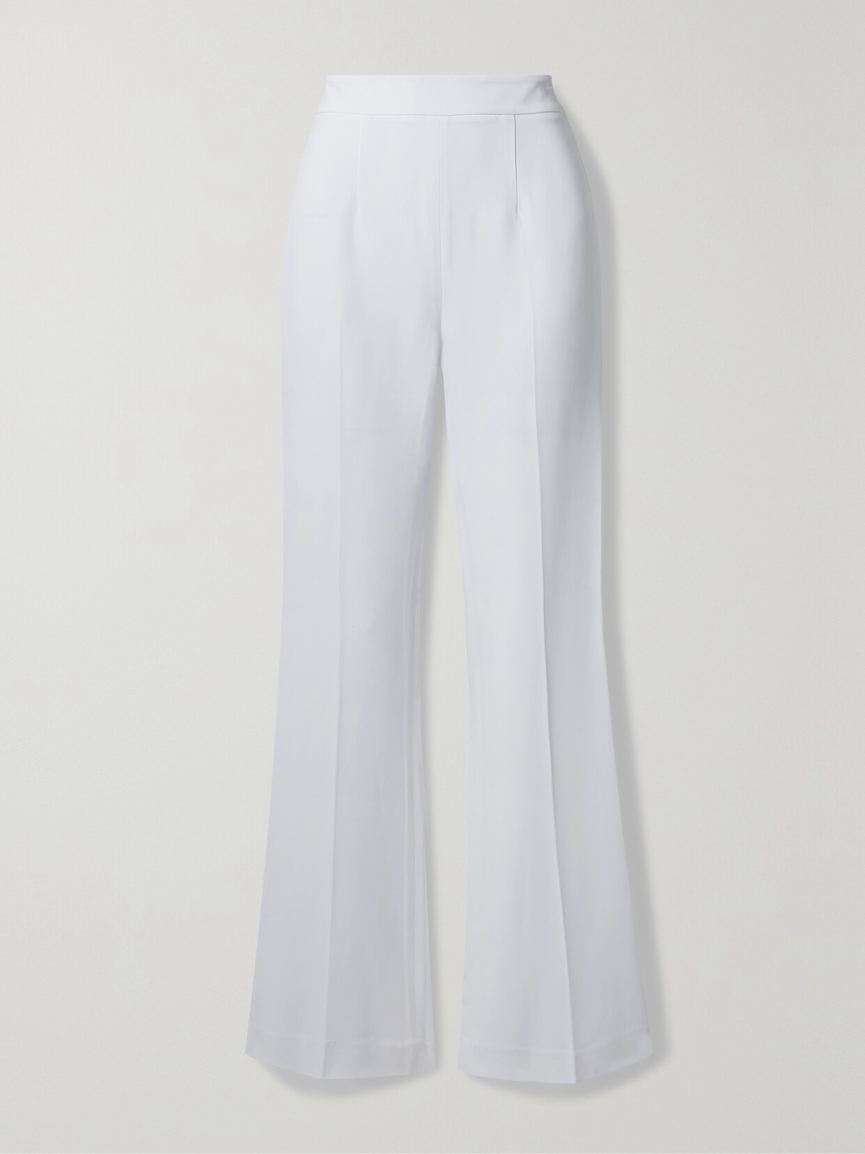 Et Ochs Stretch-cady Flared Pants - White