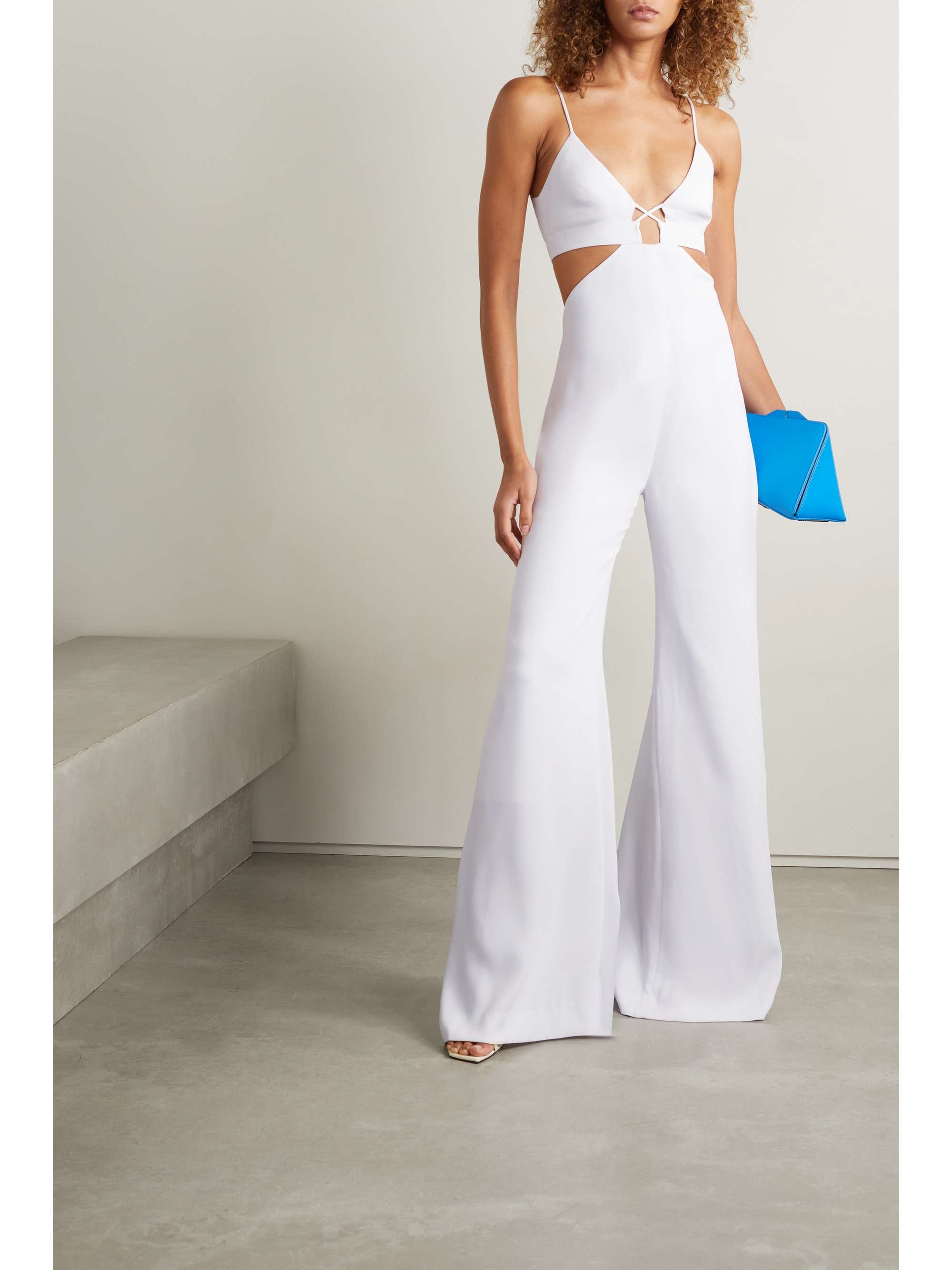 ET OCHS Carter cutout jersey jumpsuit NETAPORTER